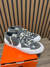Load image into Gallery viewer, sacai x Nike Blazer Low 'Iron Grey' Sz 13
