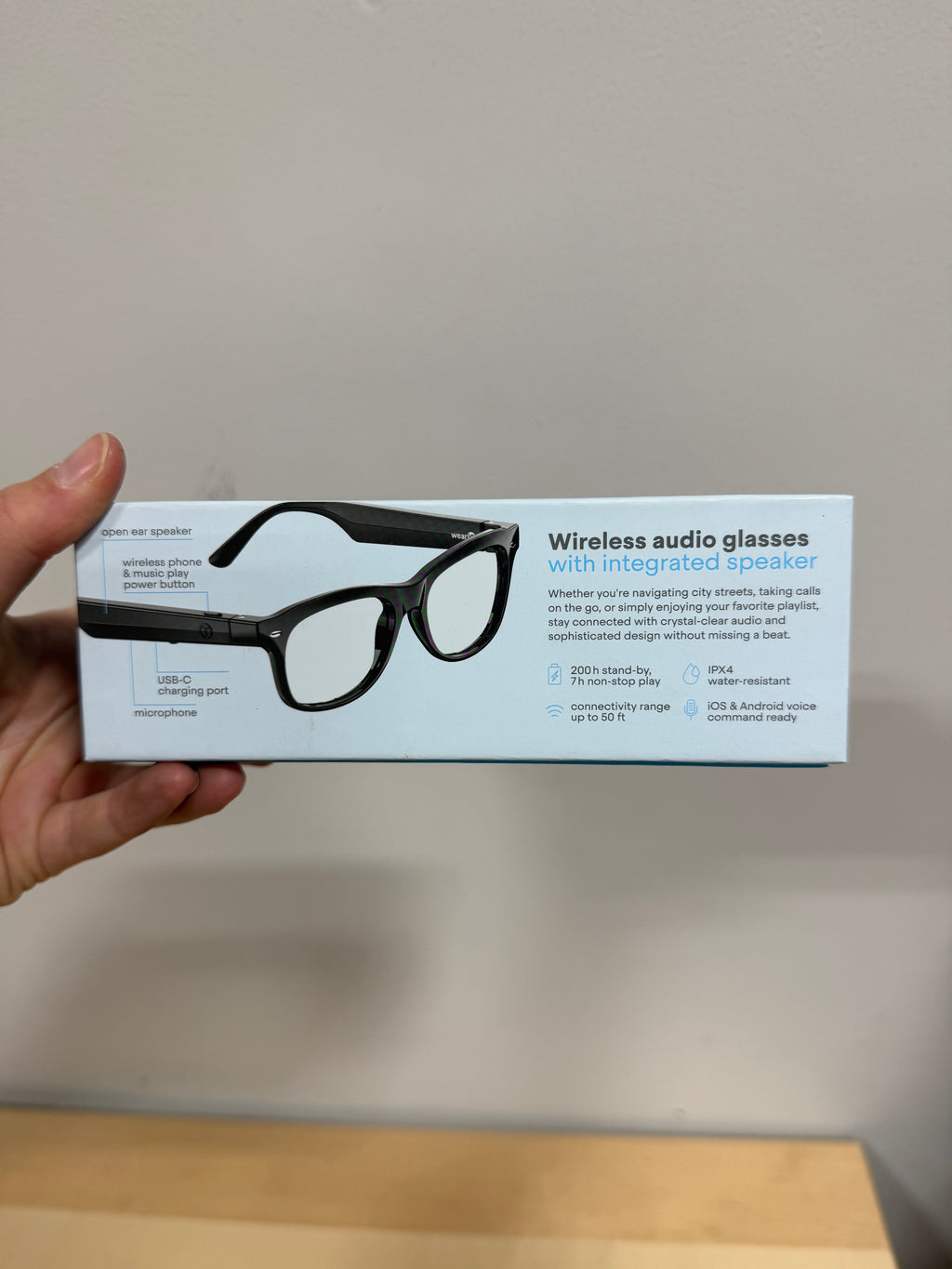 weariQ Wireless Smart Glasses