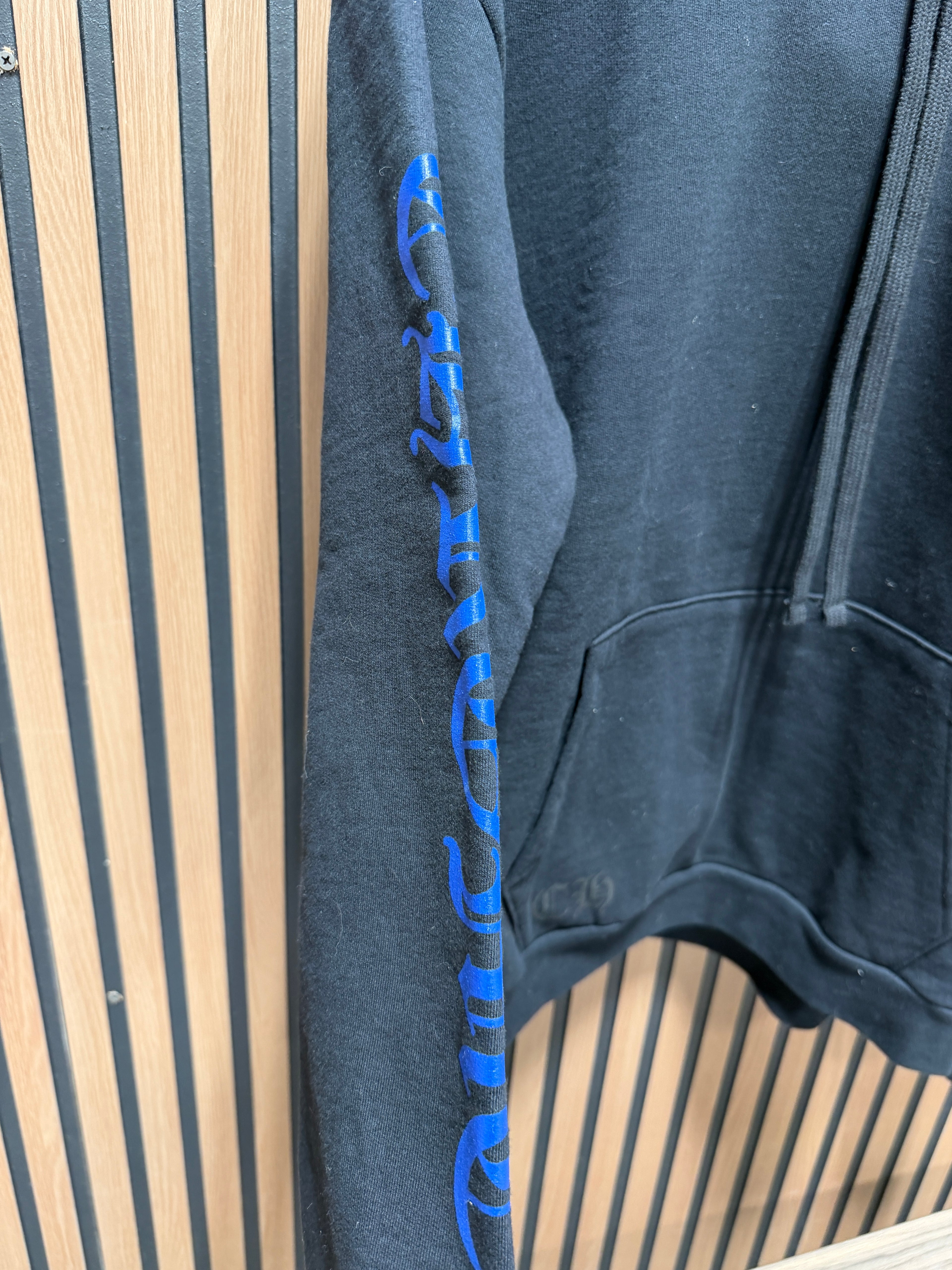 Chrome Hearts Chrome Hearts Vertical Logo Hoodie 'Black' Sz XL