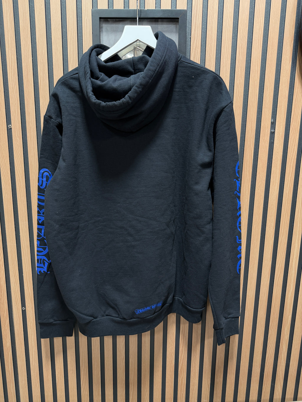 Chrome Hearts Chrome Hearts Vertical Logo Hoodie 'Black' Sz XL
