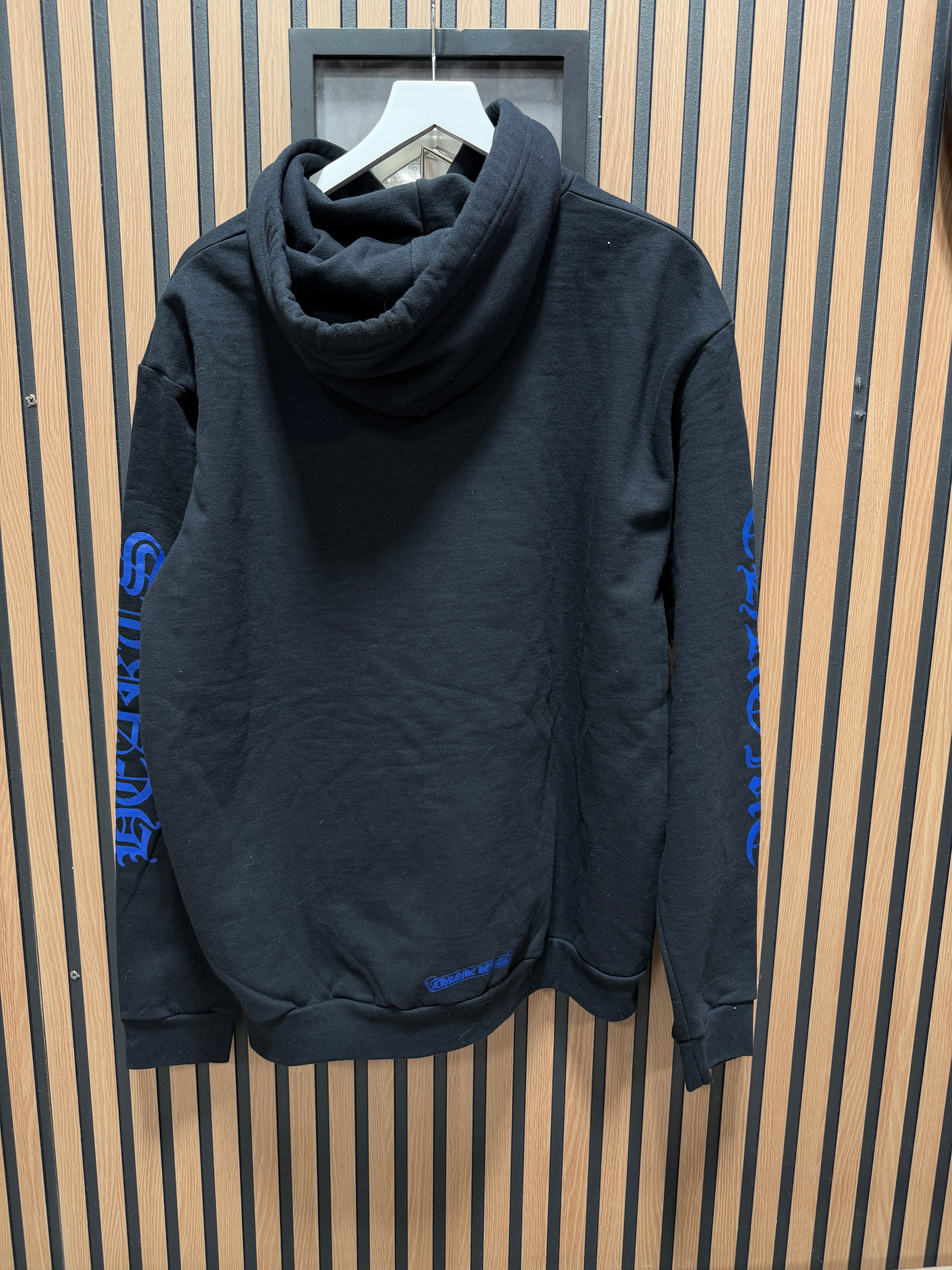 Chrome Hearts Chrome Hearts Vertical Logo Hoodie 'Black' Sz XL