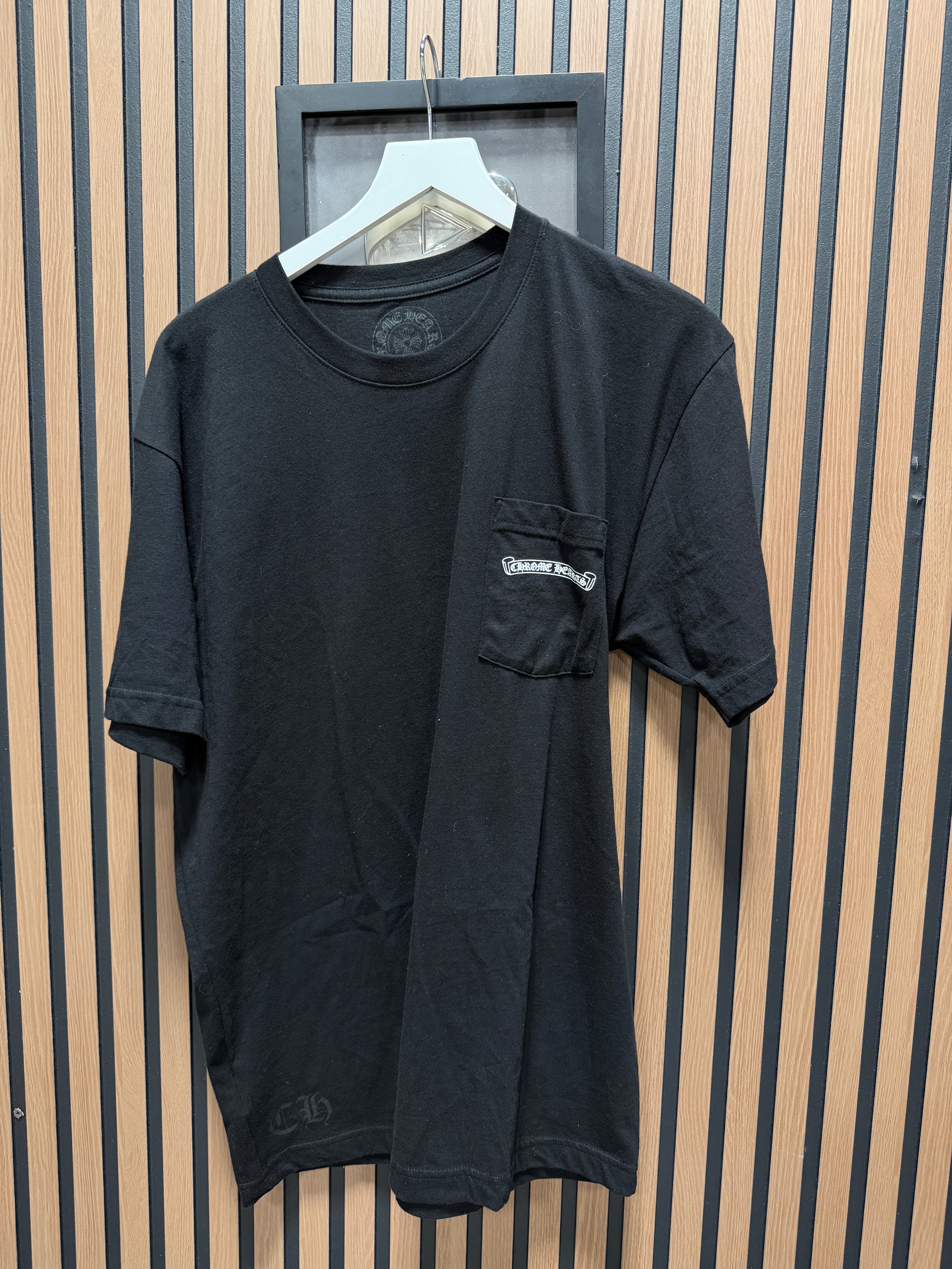 Chrome Hearts Scroll Logo T-Shirt 'Black' Sz Large – HN Shop