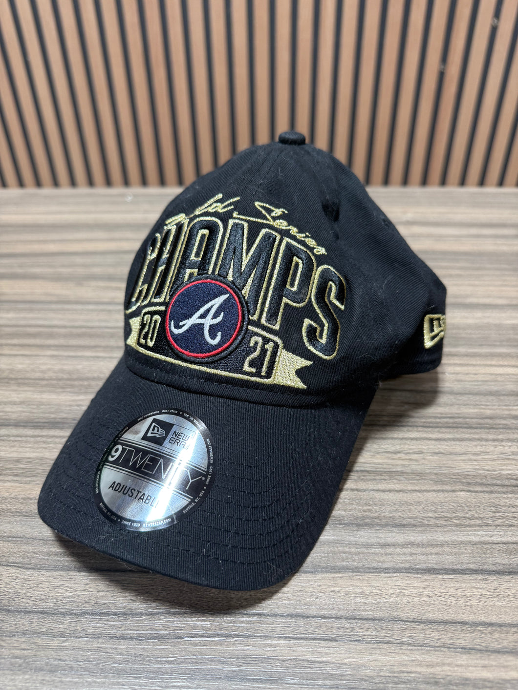 2021 Braves World Series Champs Hat New Era Black