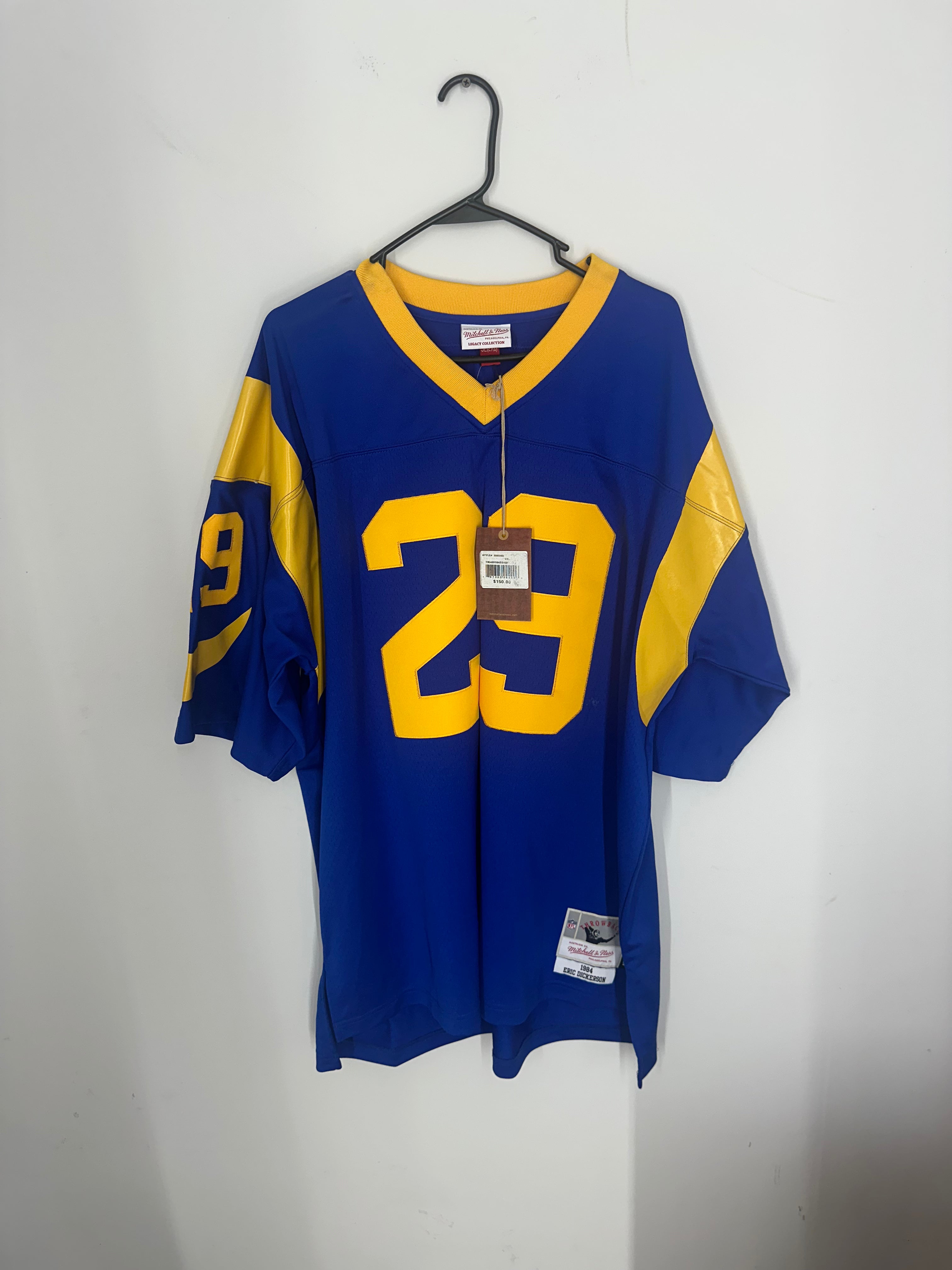 NEW Eric Dickerson Los Angeles Rams Mitchell & Ness Sz 2XL