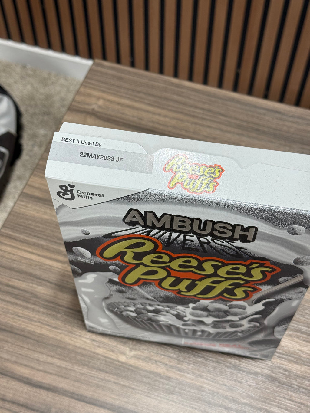 Reese's x Ambush Cereal Box