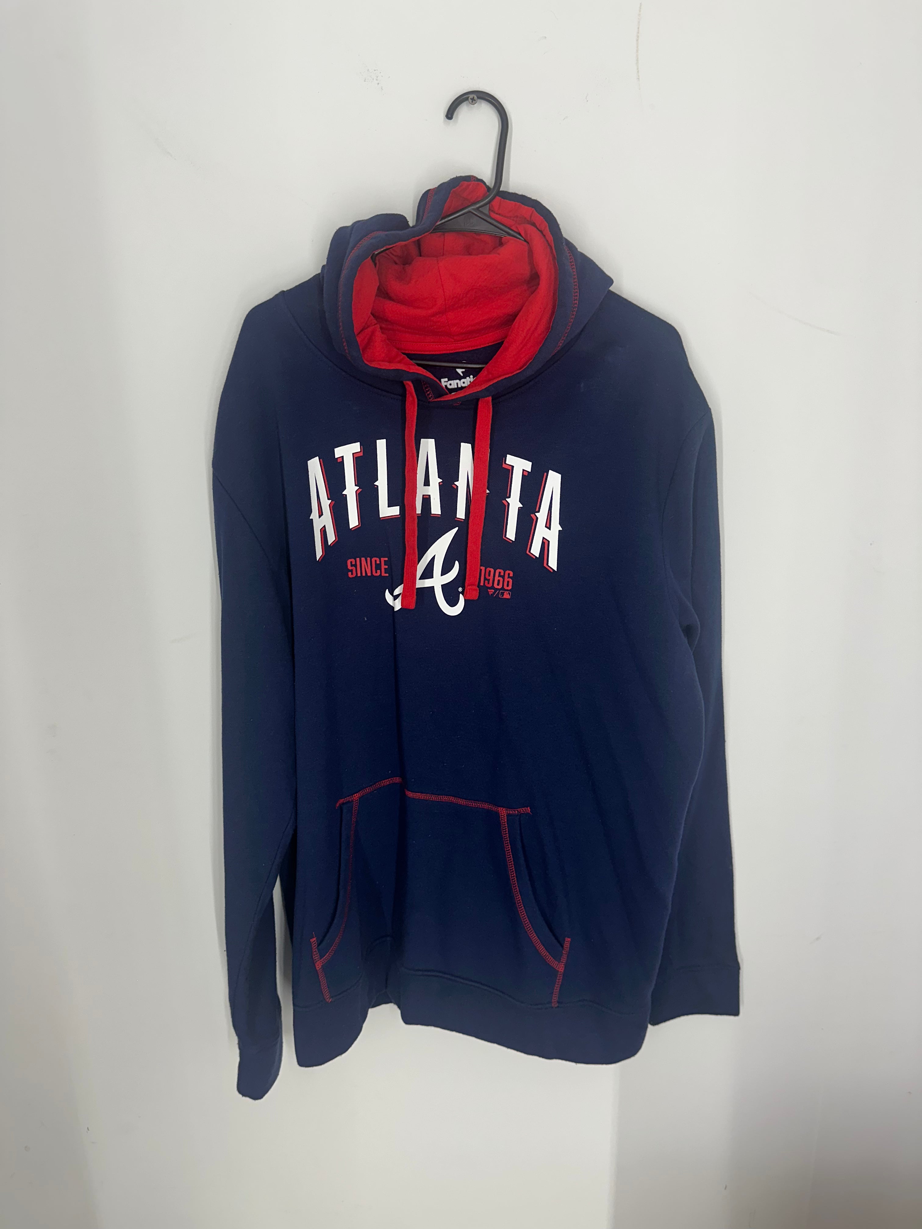 Fanatics Atlanta Brabes Hoodie Sz 2XL
