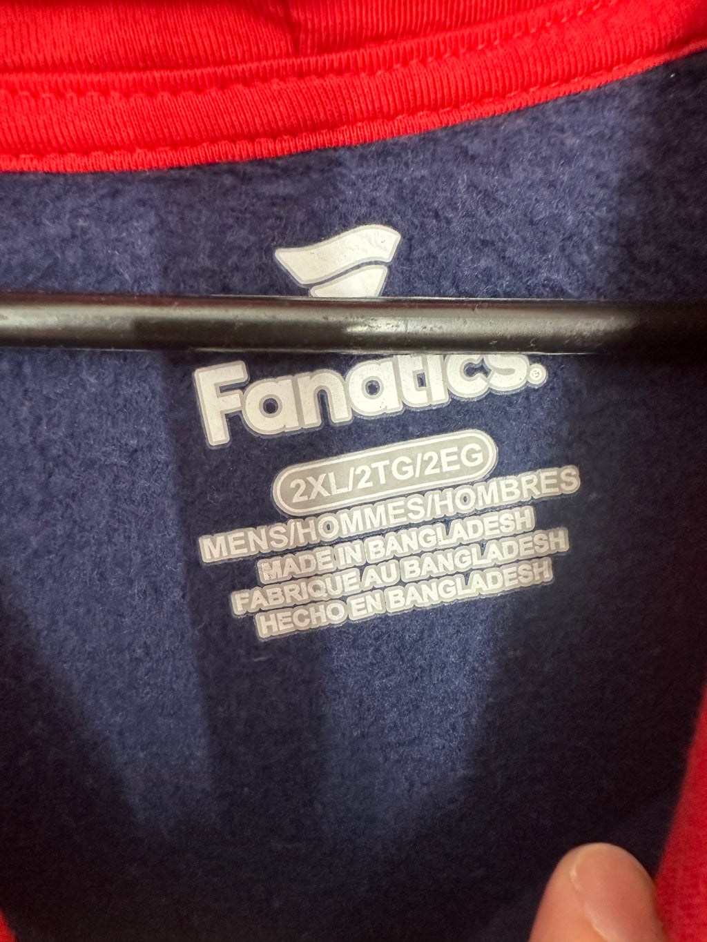 Fanatics Atlanta Brabes Hoodie Sz 2XL