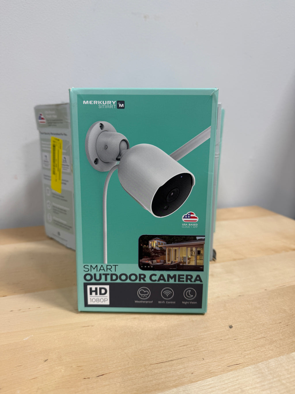 NEW Merkury Smart Outdoor Camera 1080p HD Wi-Fi Security Cam