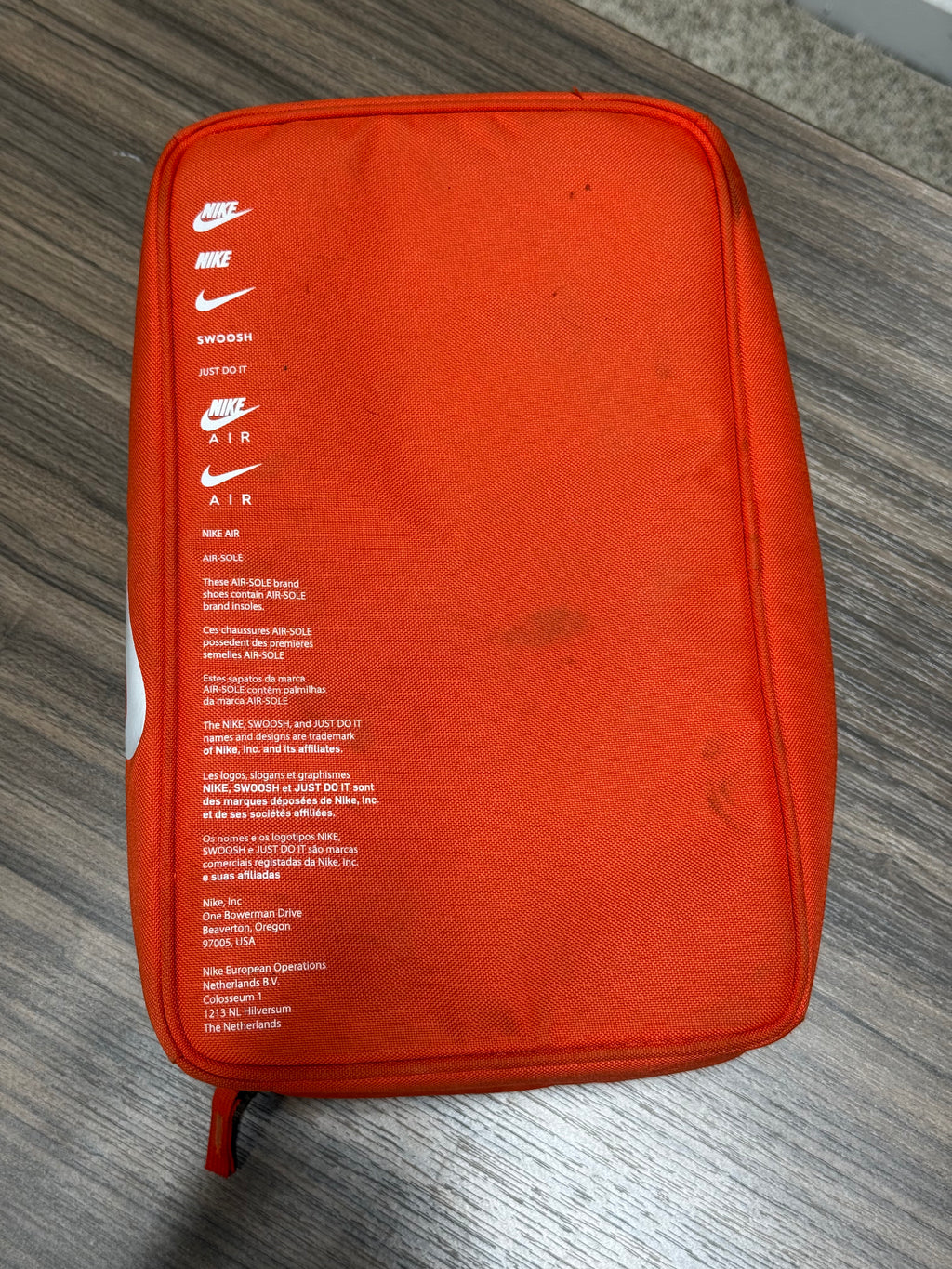 Nike Soft Shoe Box Travel Case Red