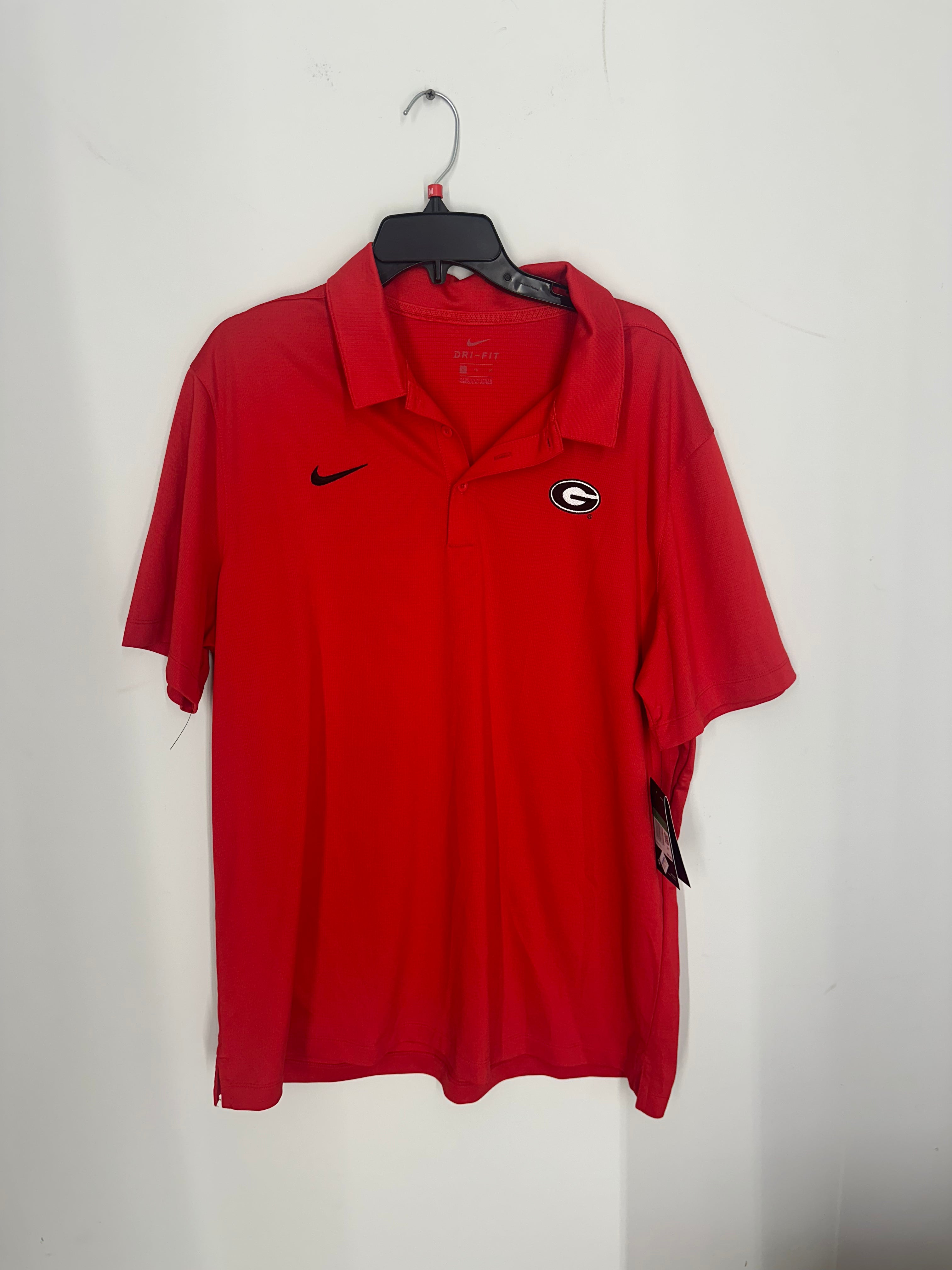 NEW Nike Georgia Bulldogs Dri-FIT polo shirt Sz XL