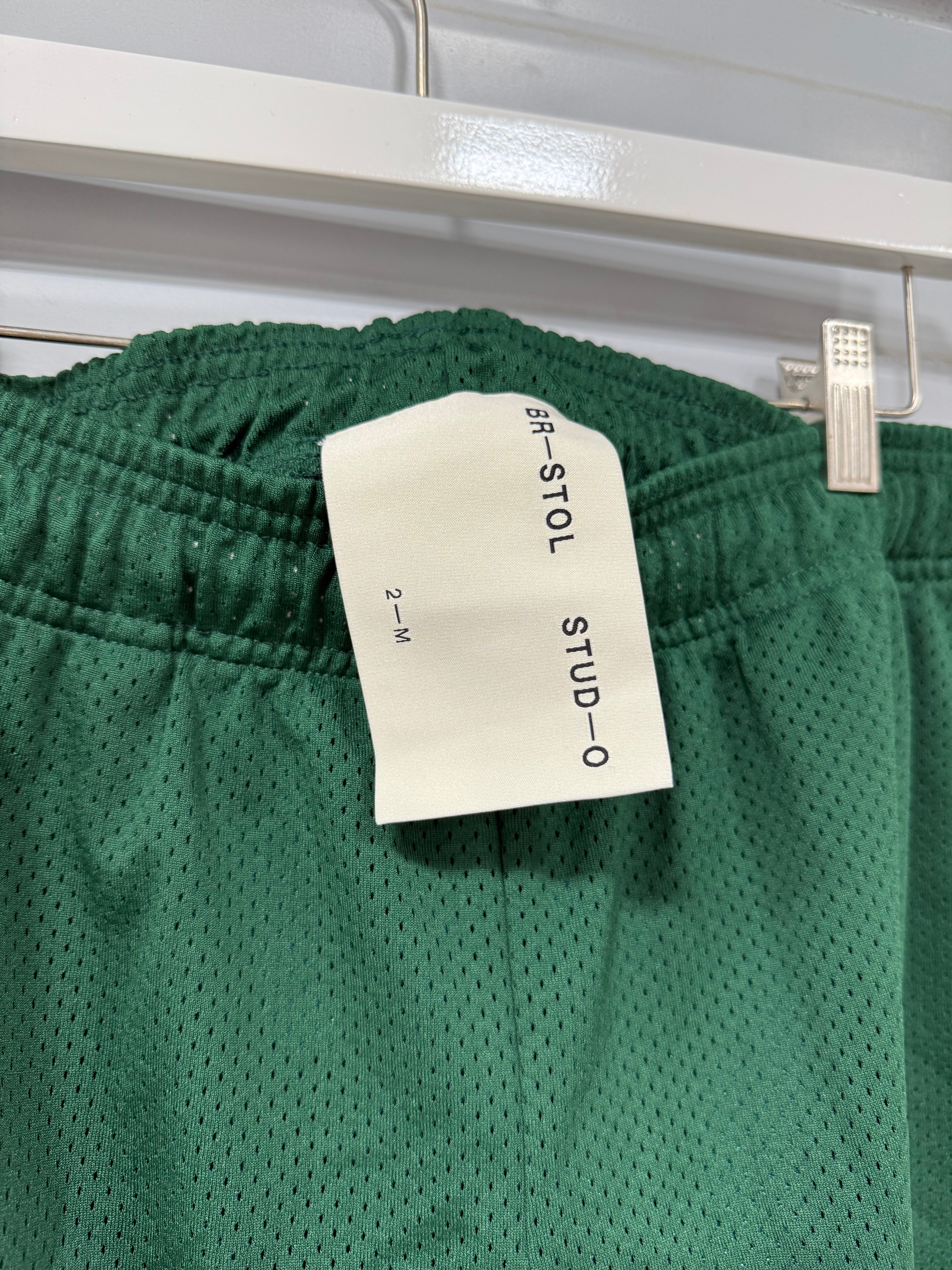 BR-STOL STUD-O Shorts Green Sz M