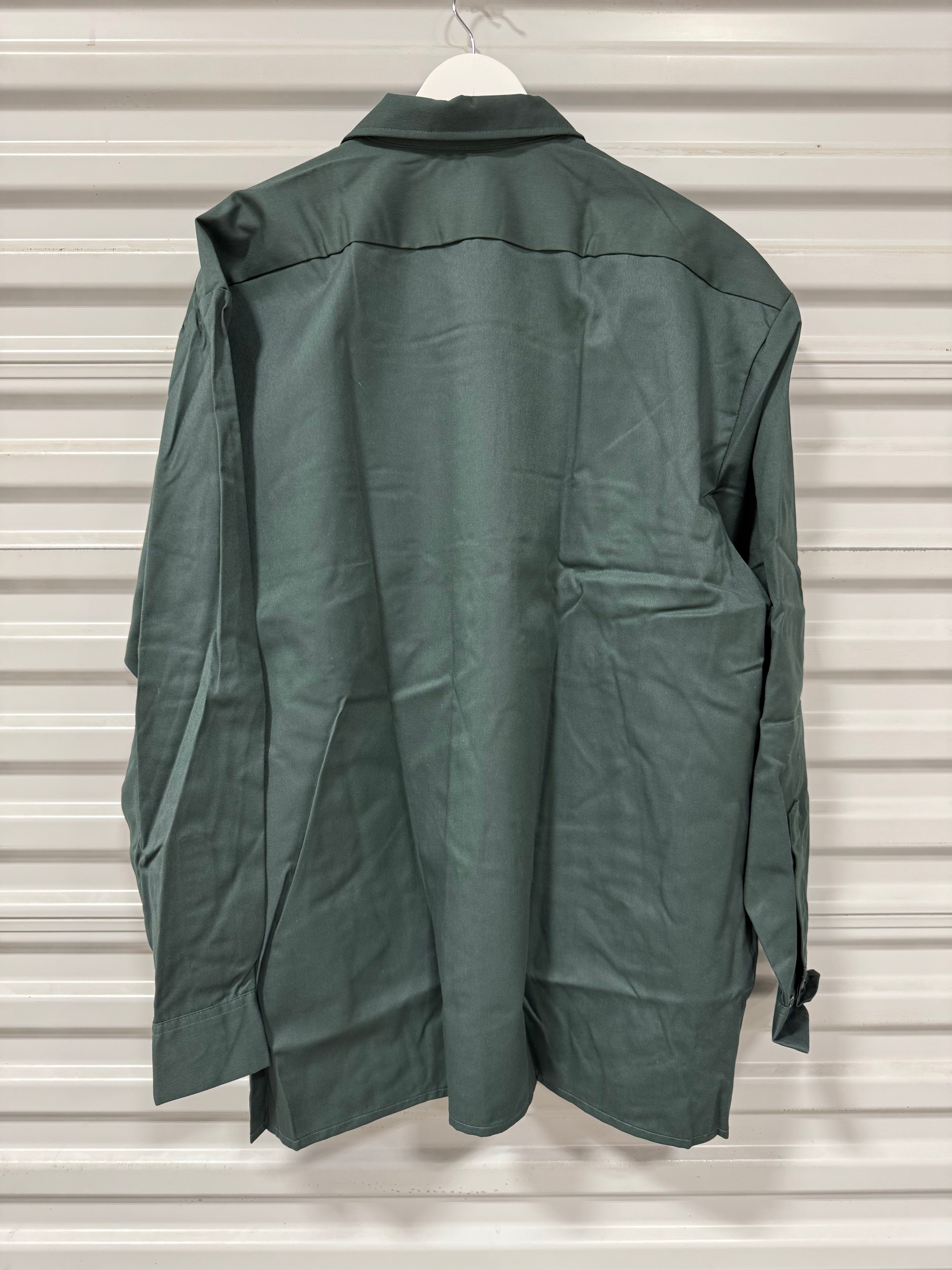 Dickies Work Shirt Green Sz 2XL