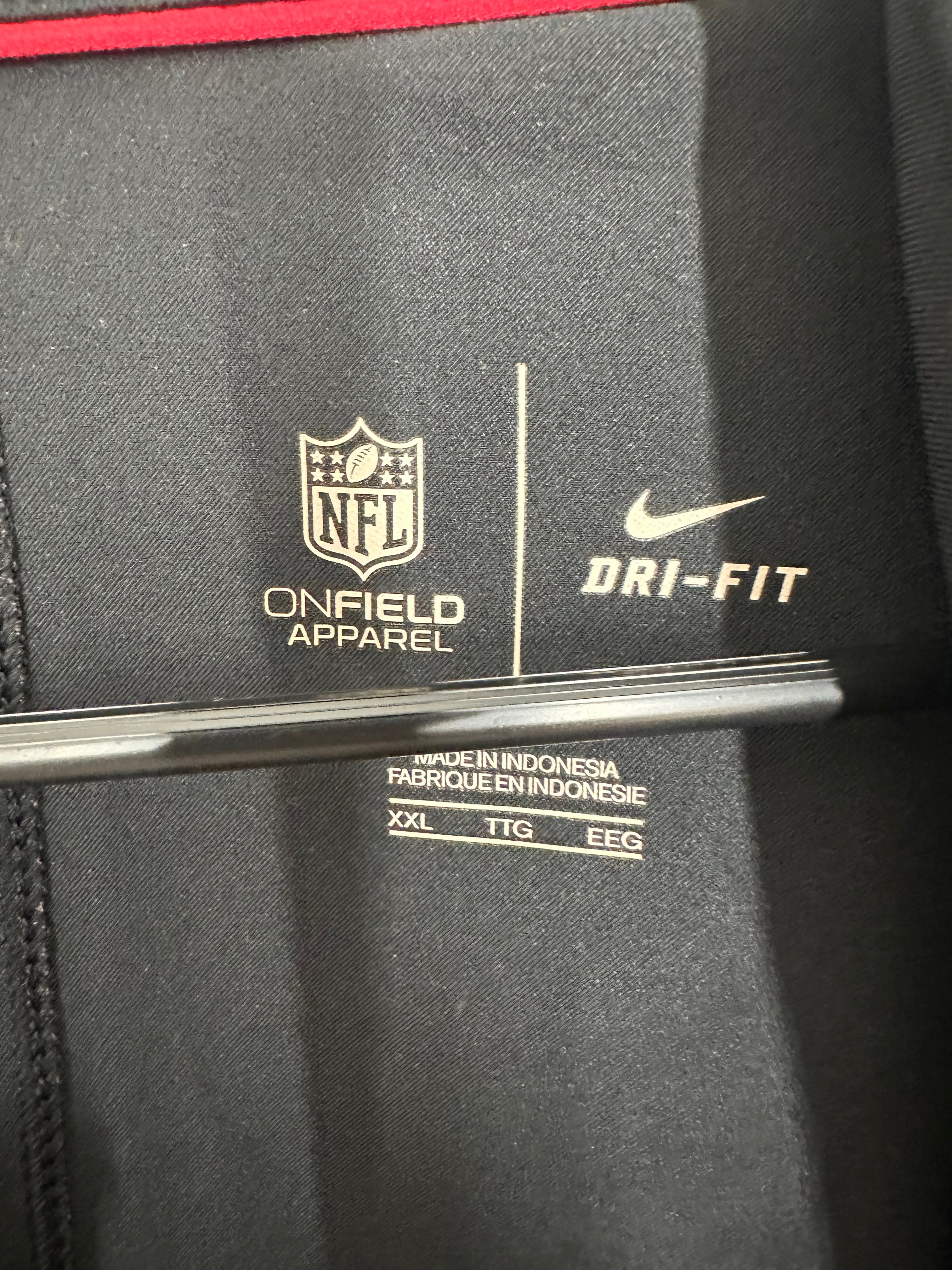 Nike Dri-FIT Atlanta Falcons on-field polo Sz 2XL