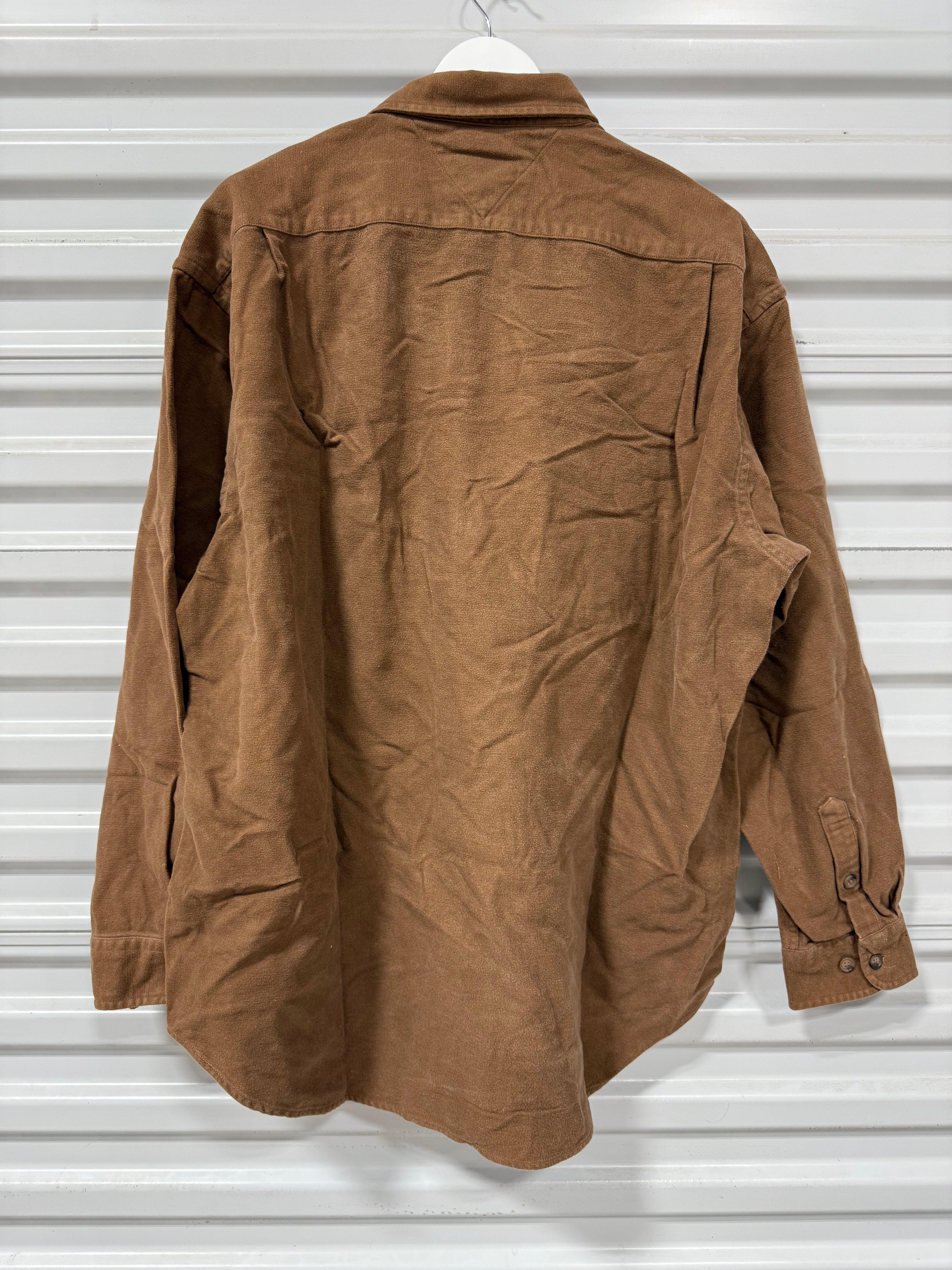 Tommy Hilfiger Button Up Tan Sz L