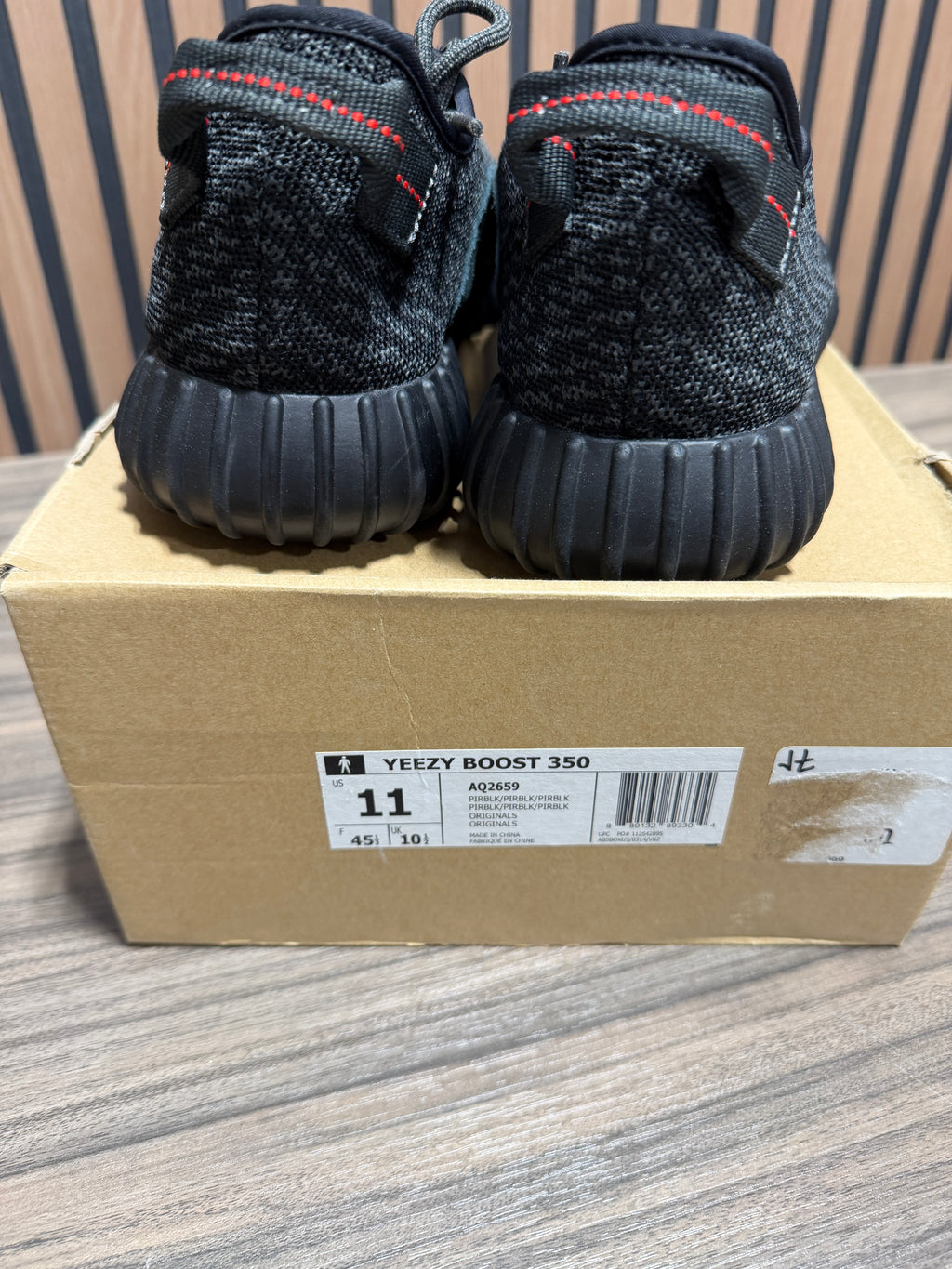 adidas Yeezy Boost 350 'Pirate Black' 2015 Sz 11