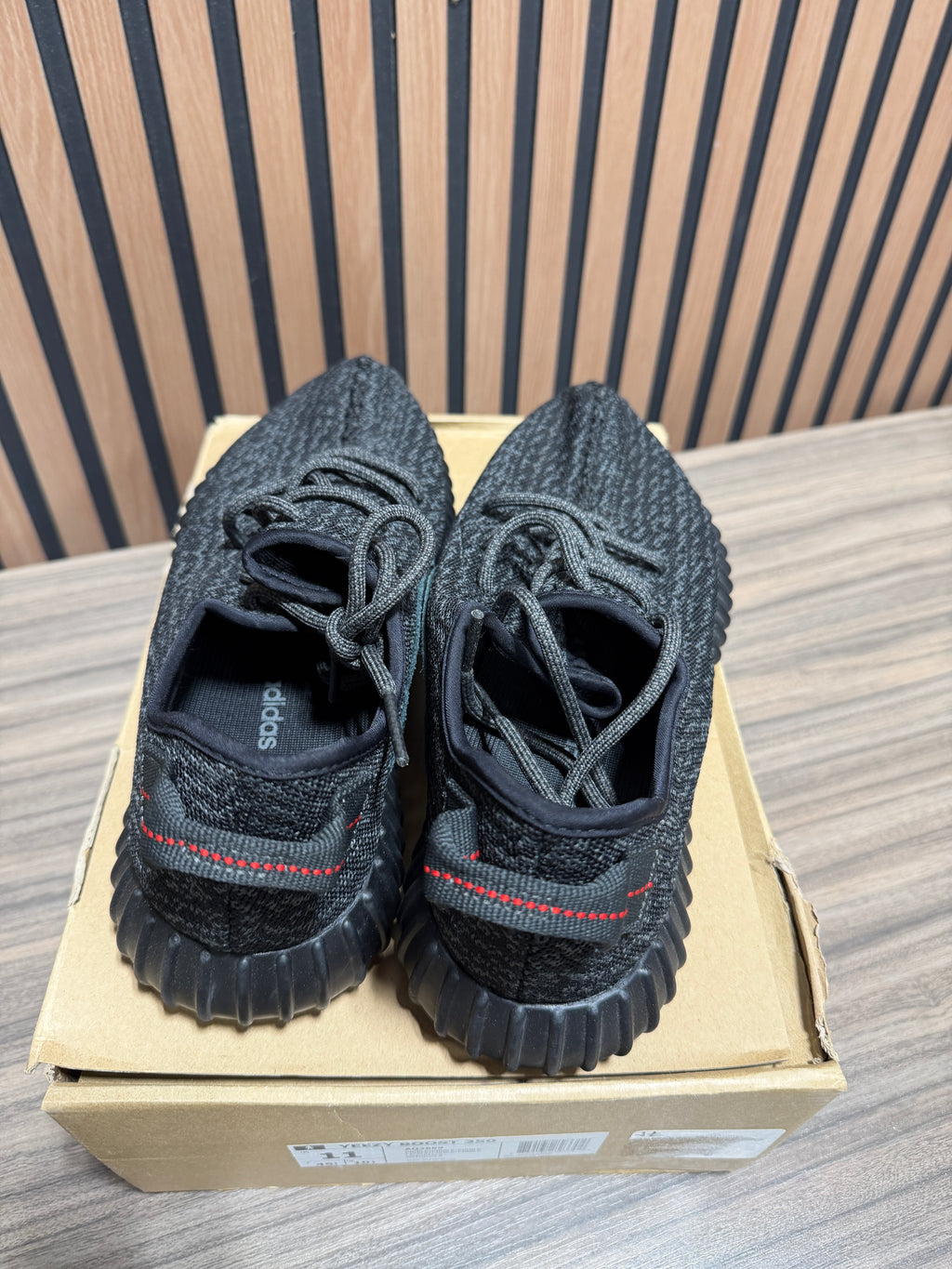 adidas Yeezy Boost 350 'Pirate Black' 2015 Sz 11