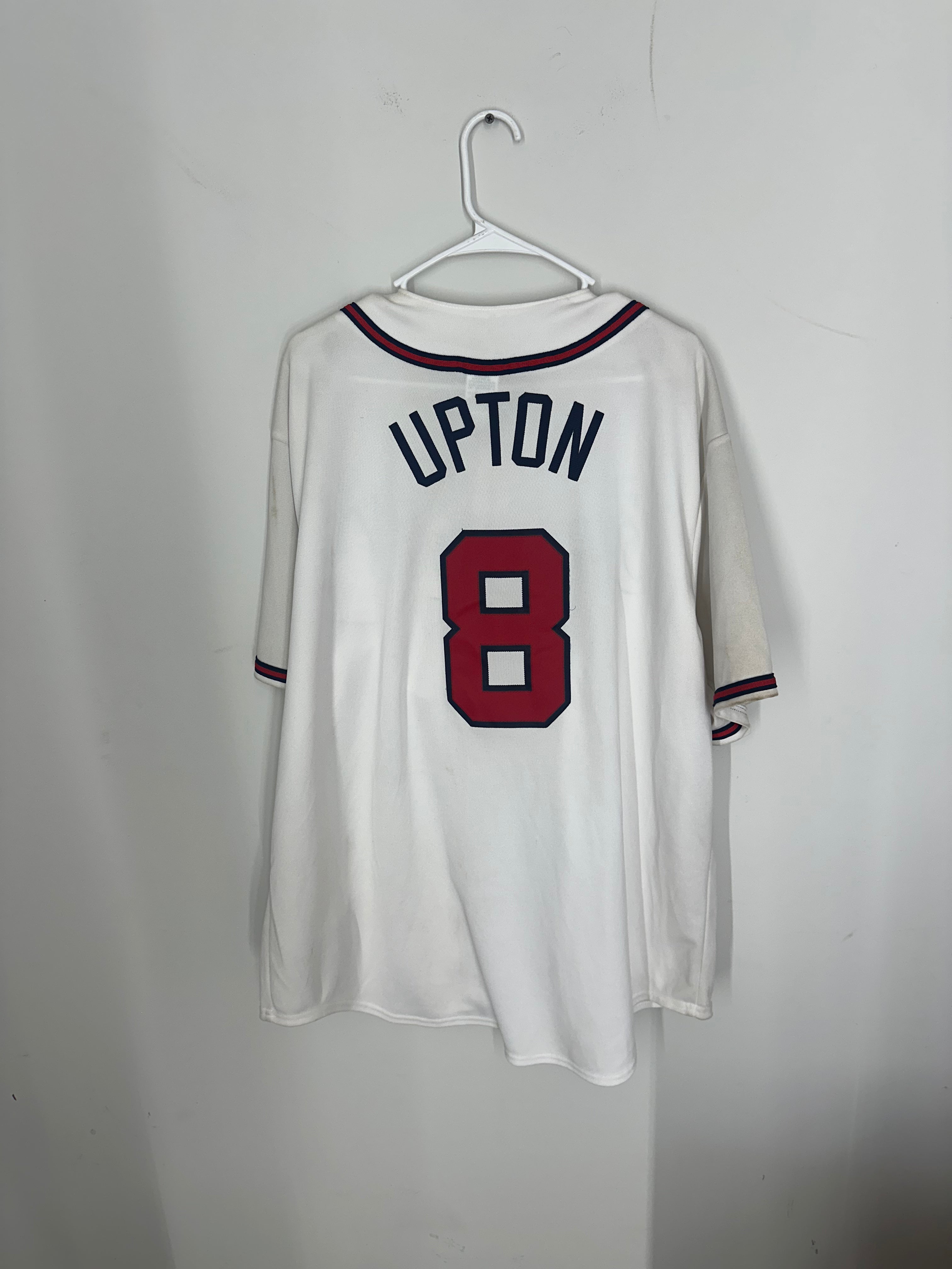 Atlanta Braves Upton #7 Jersey Sz 2XL