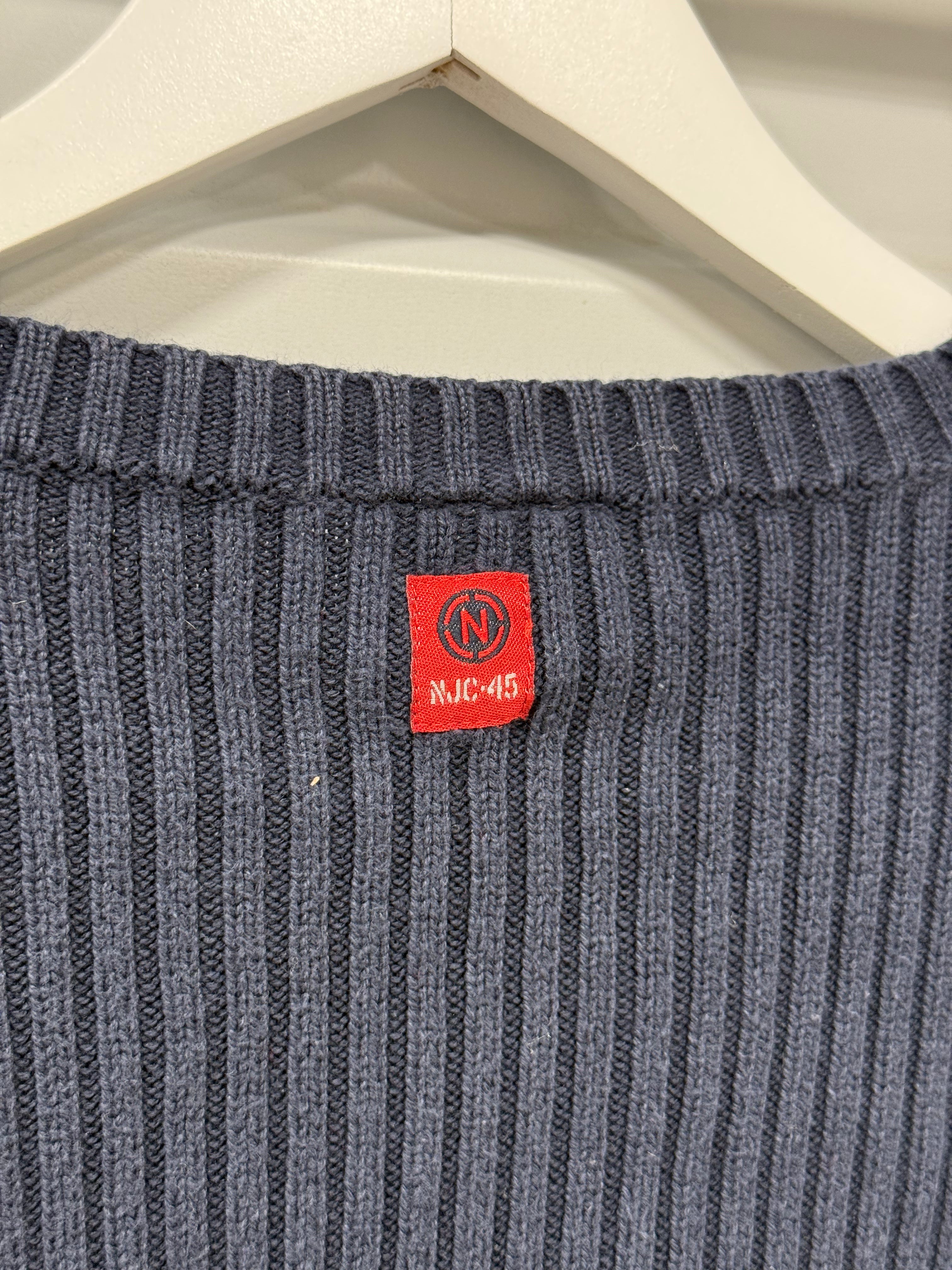 Nautica Sweater Navy/Red Sz M