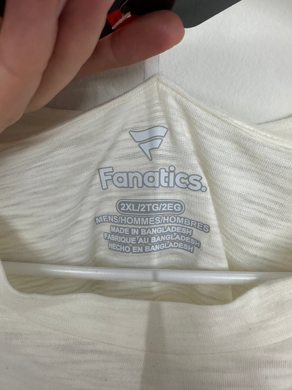 Fanatics Falcons Cream Tshirt Sz 2XL