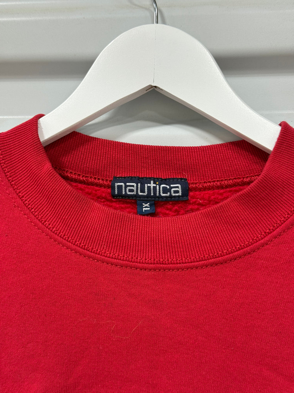 Nautica Crew Neck Red Sz XL