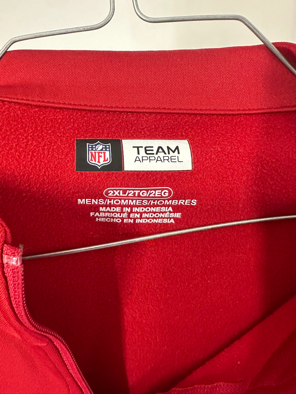 NFL Team Apparel Atlanta Falcons full-zip track Sz 2XL