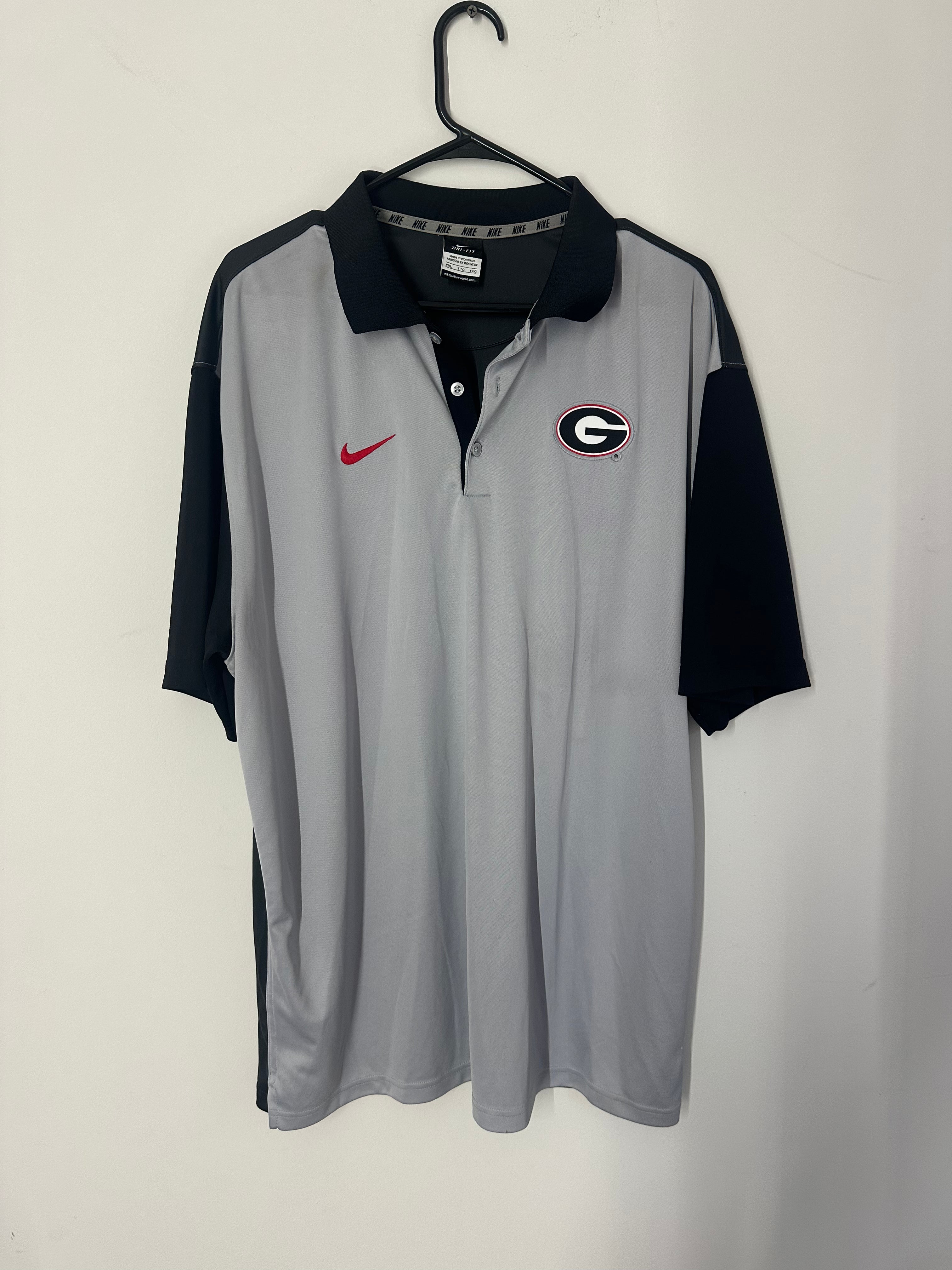 Nike Georgia Bulldogs Dri-FIT polo Sz 2XL