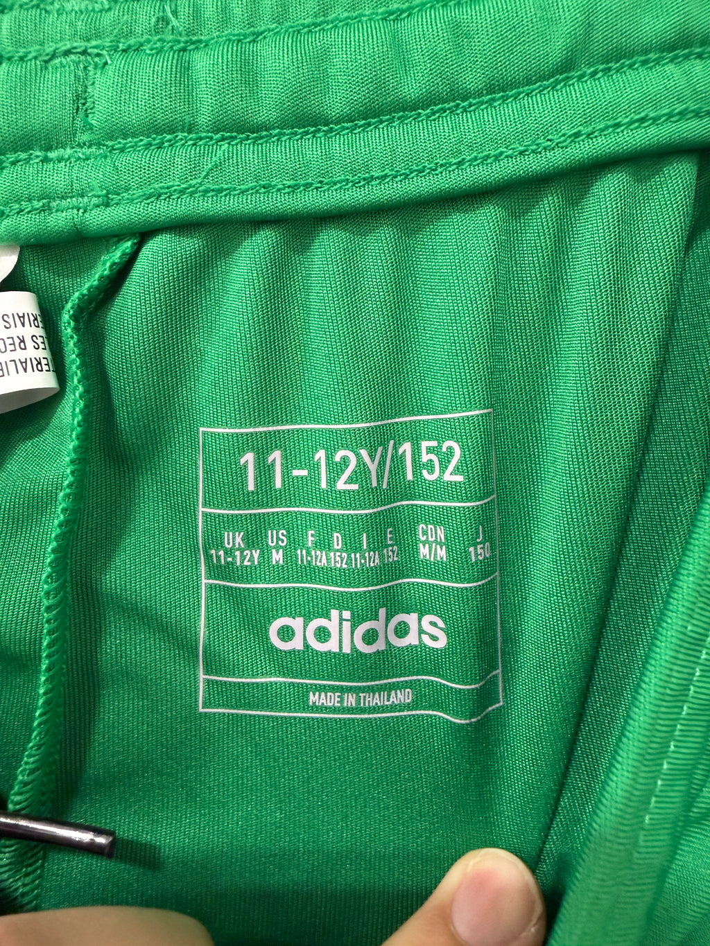 Adidas Entrada 22 Shorts Youth Size Medium Green