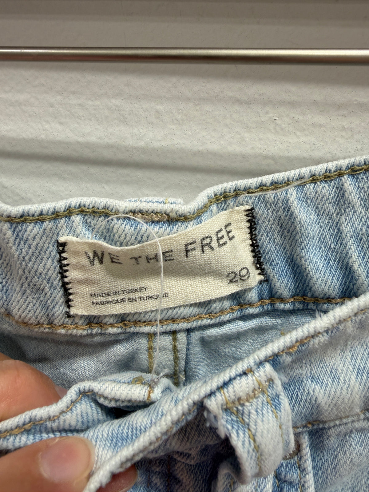 Free People High-Rise Jeans Ultra Light Size 29