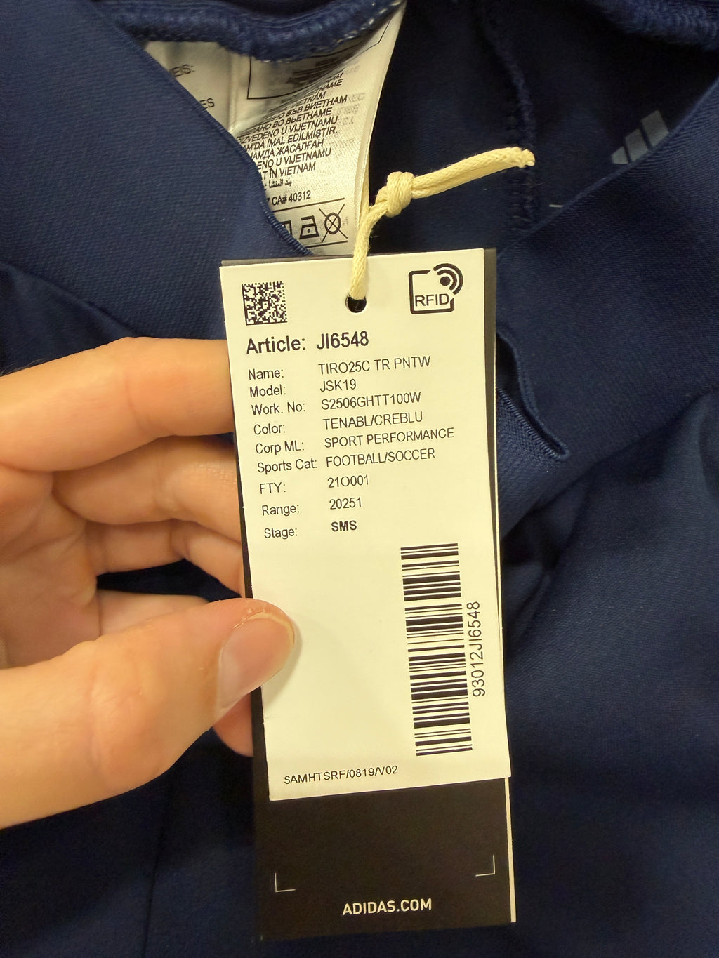 Adidas Women's Tiro 25 Competition Training Pants - Team Navy Blue / Crew Blue