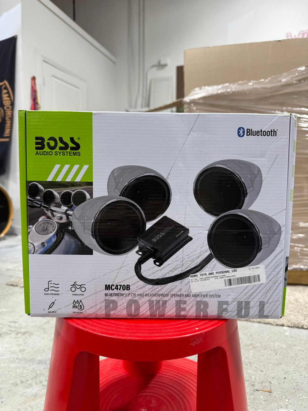 BOSS Audio MC470B Bluetooth, All-Terrain, Weatherproof Speaker