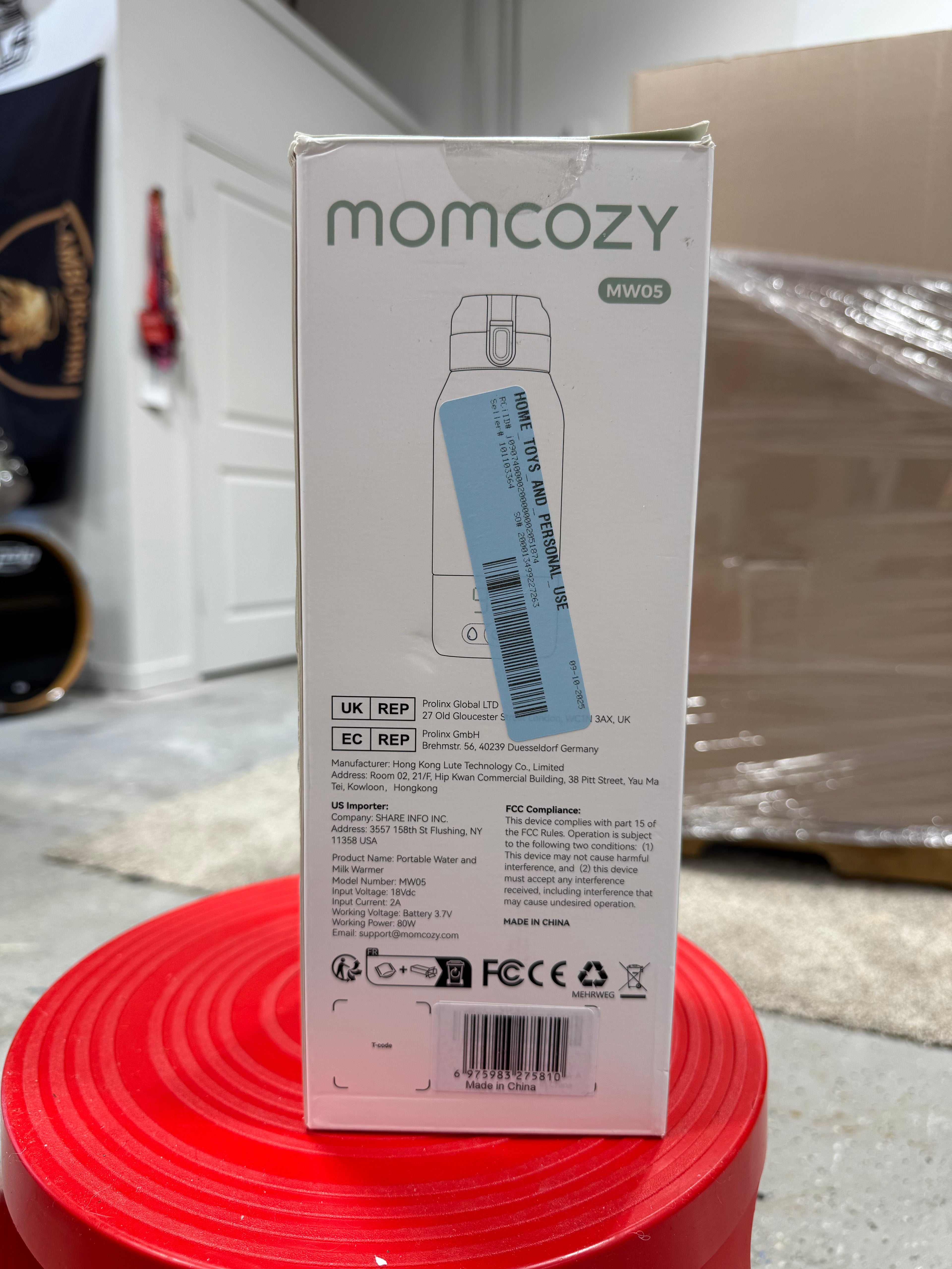 Momcozy MW005 Portable Milk Warmer for Travel, 17 Ounces