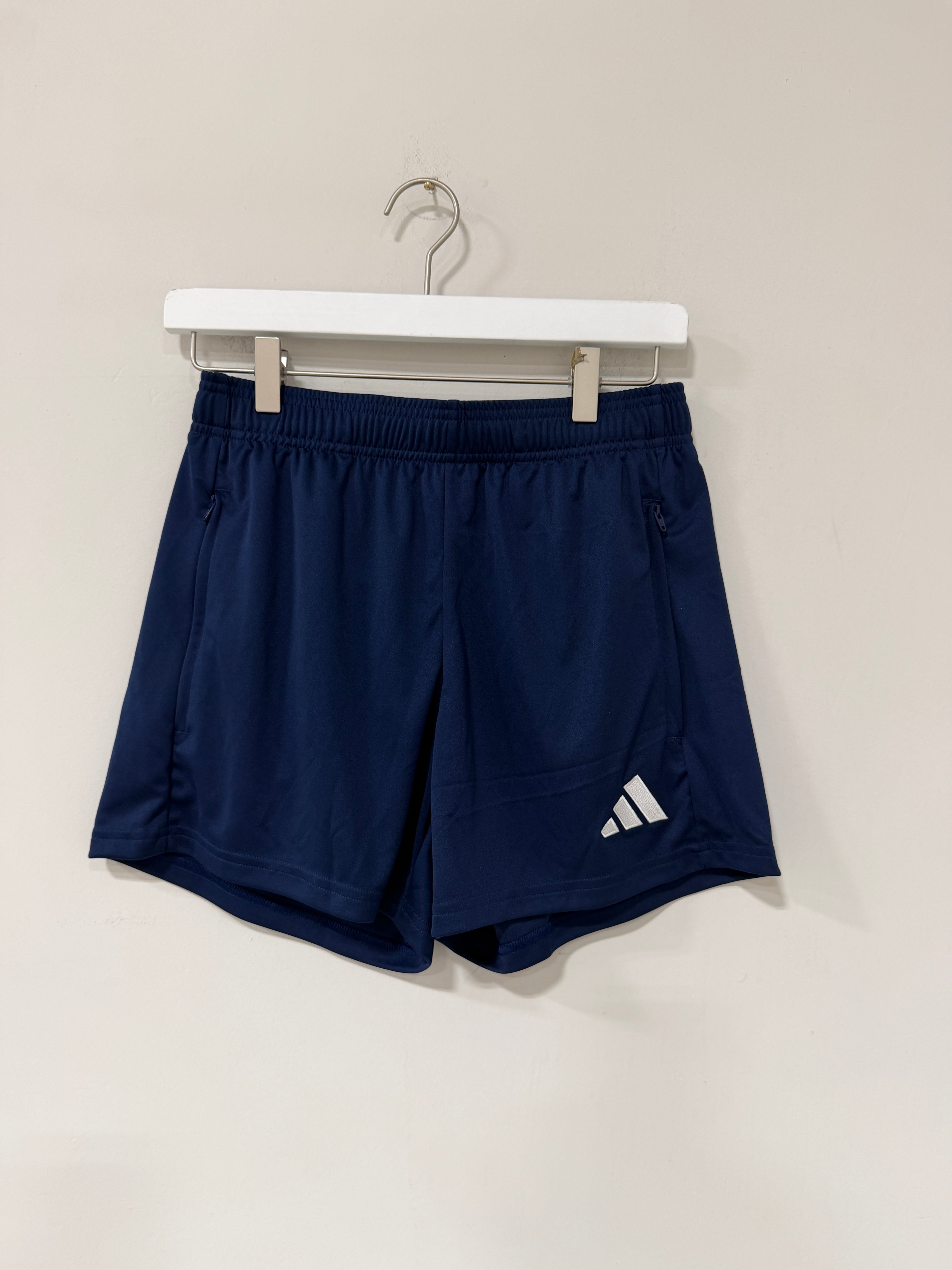 Adidas entrada 26 Shorts Womens Sz S Navy Blue