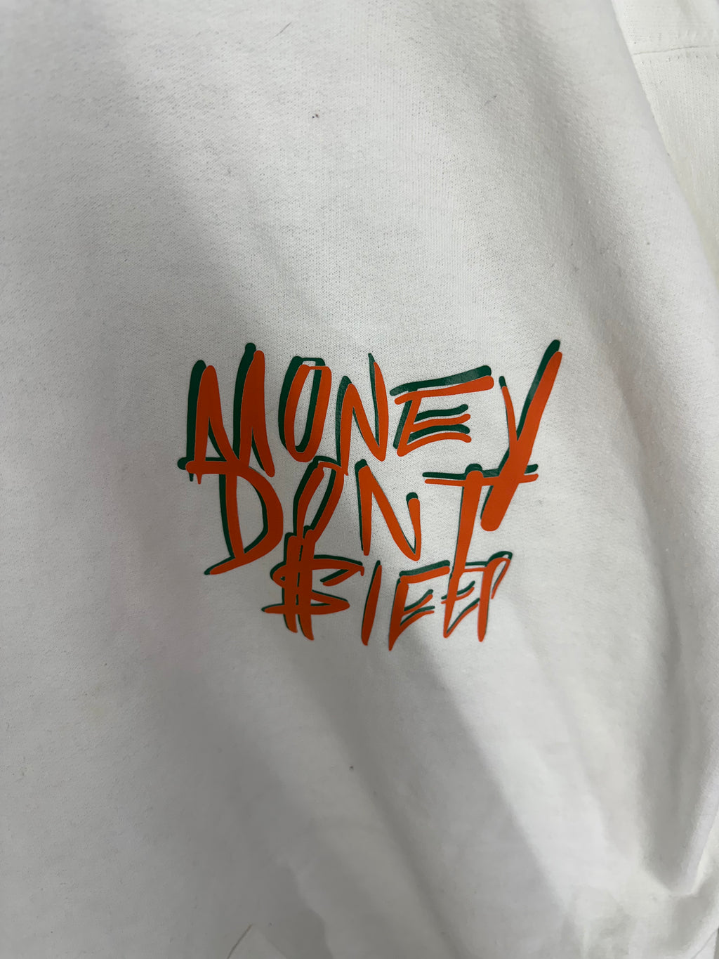 Money Dont Sleep Hoodie Sz 3XL