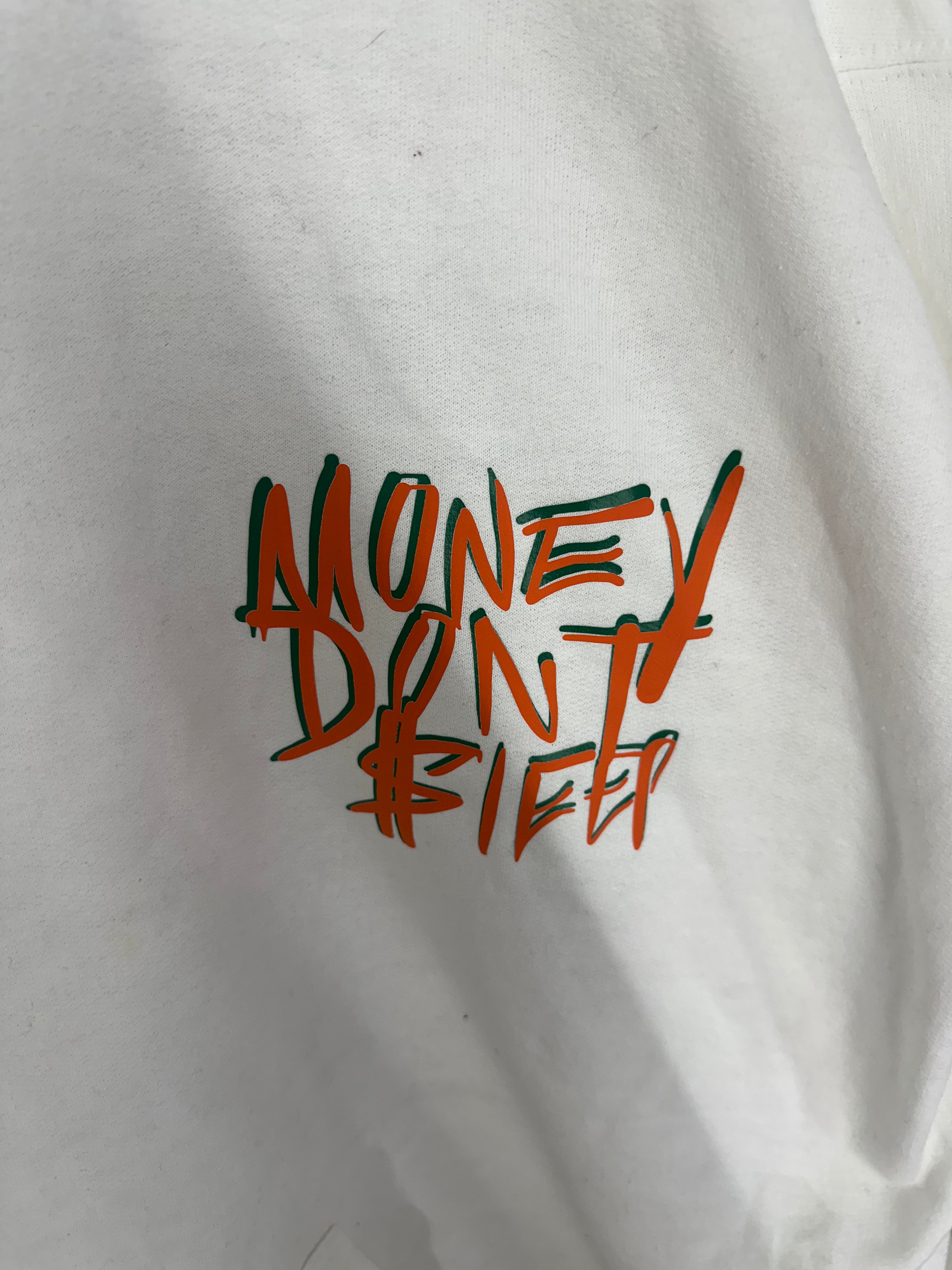 Money Dont Sleep Hoodie Sz 3XL