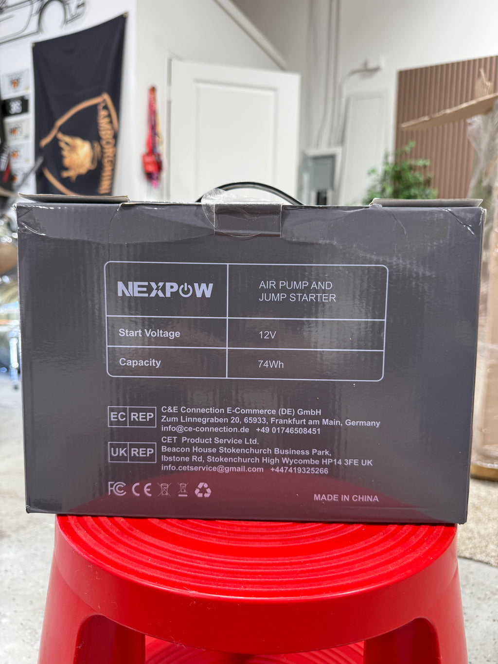 NEXPOW NEXPOW-WP6-QDDY-US/WAL Jump Starter with Air Compressor, 3500A Car Battery Jump Starter with 160PSI Digital Tire Inflator, 12V Battery Jump Pack,PD 60W Fast Charging