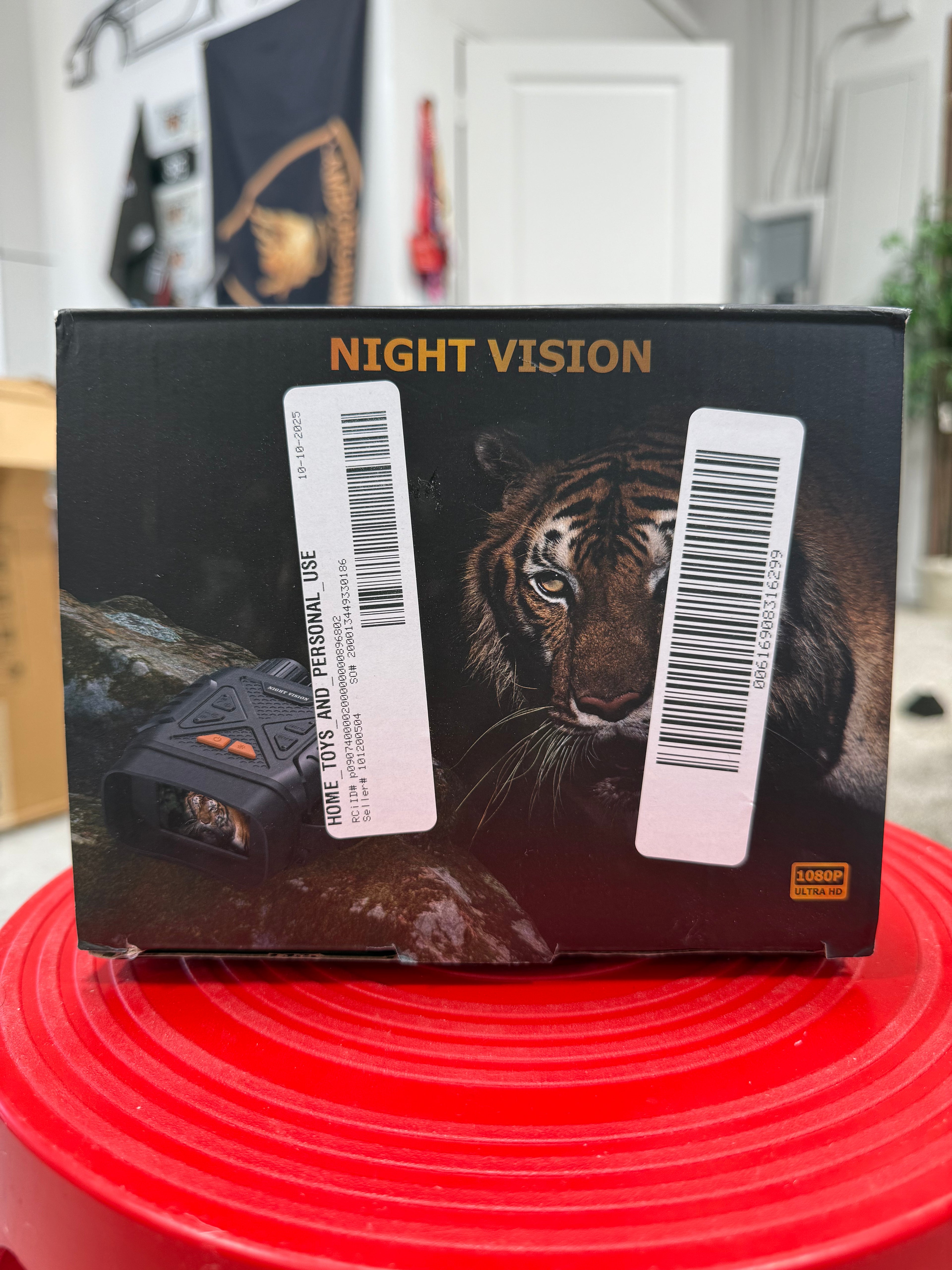 BEBANG C304801 Night Vision Binoculars Infrared Goggles 10X Zoom 2.8" Screen HD Video