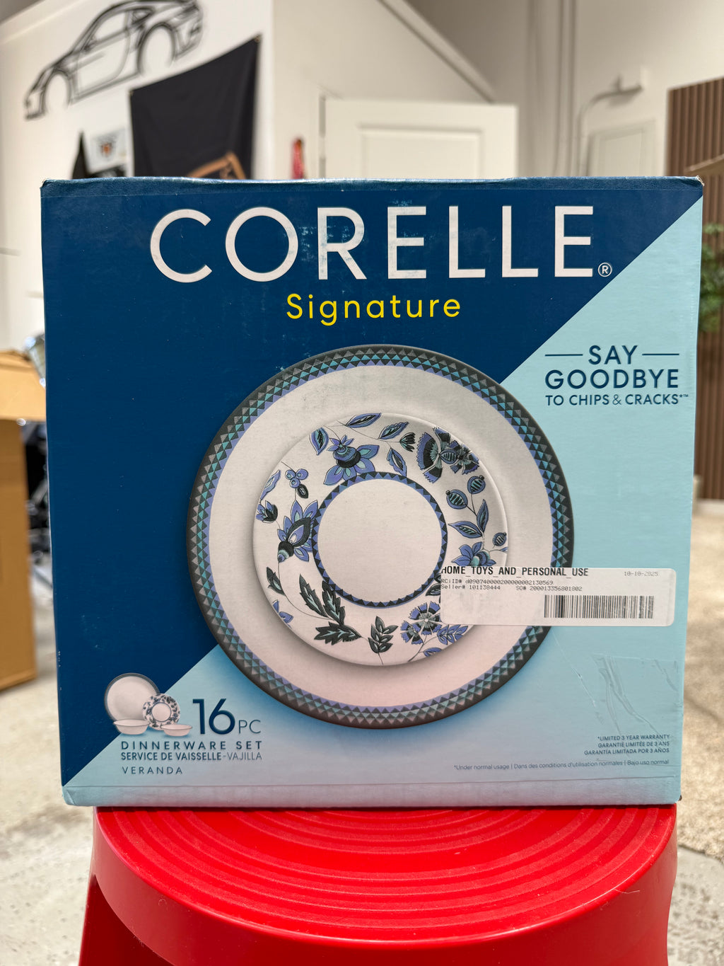 Corelle Veranda 16-piece Dinnerware Set, Service for 4