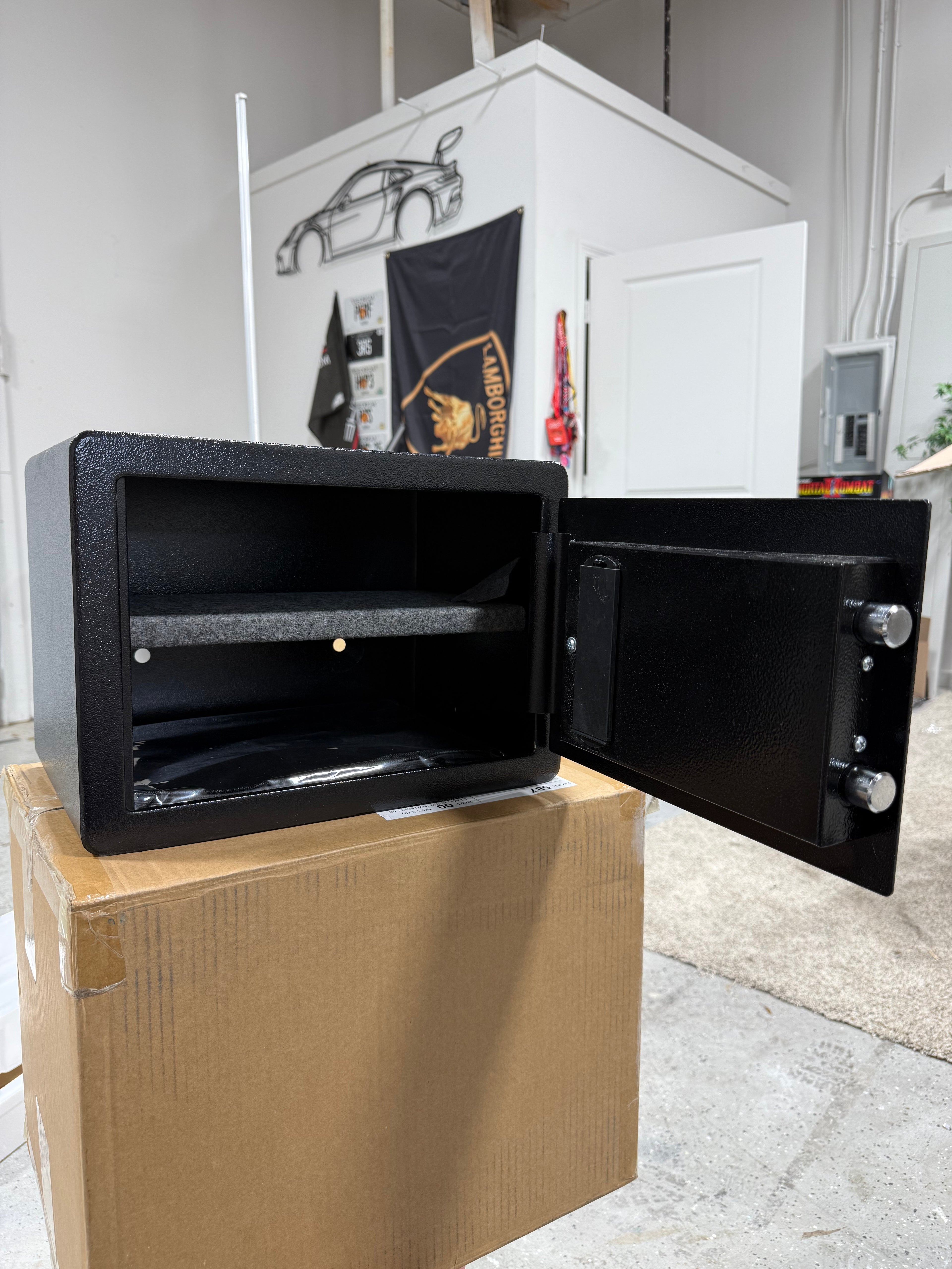 TELAM GRA011301 1.5 CU. ft Safe Box with Biometric Fingerprint