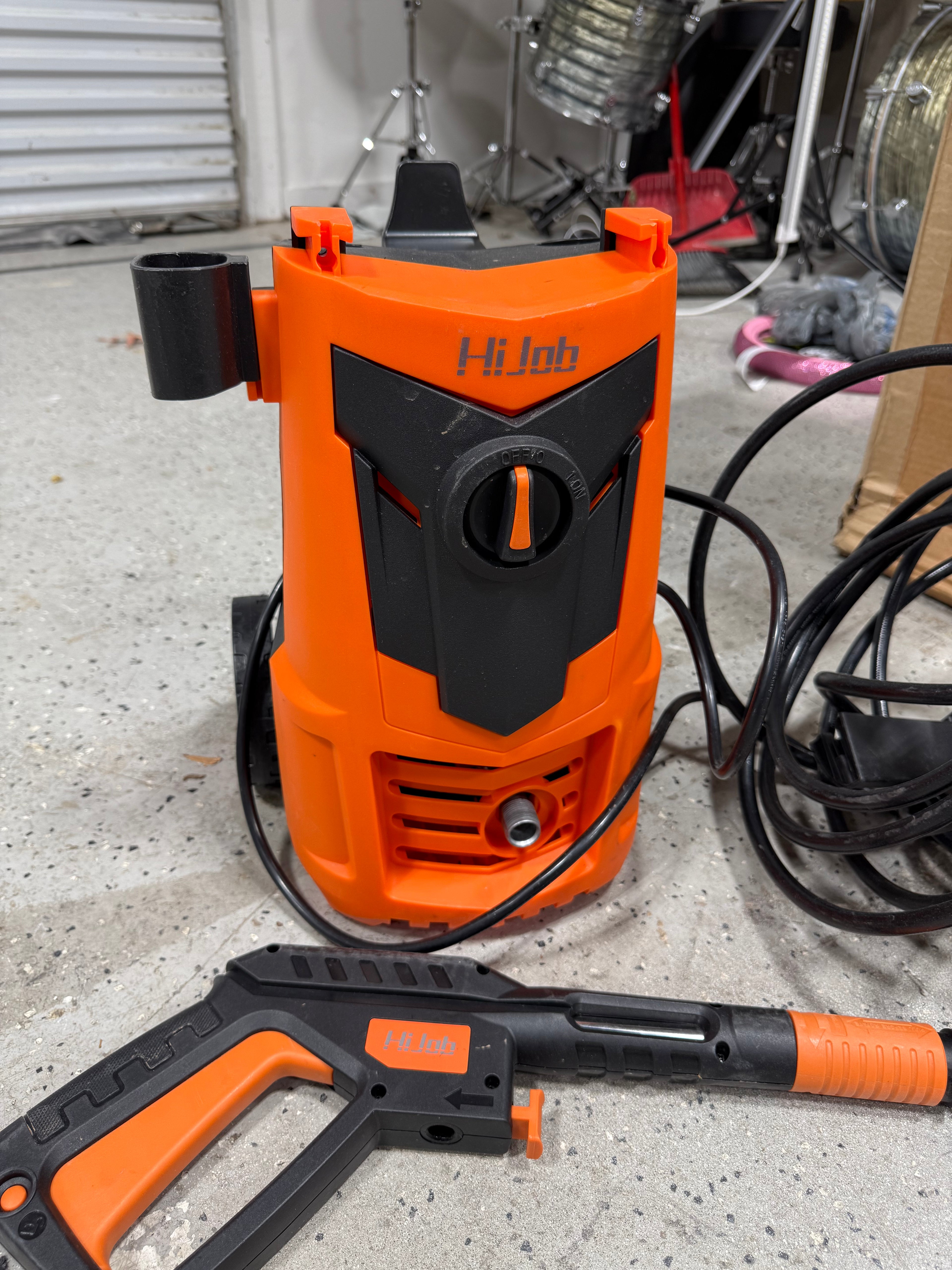 HIJOB S2HJ-HP01 3000 PSI Electric Pressure Washer With 20 ft Hose