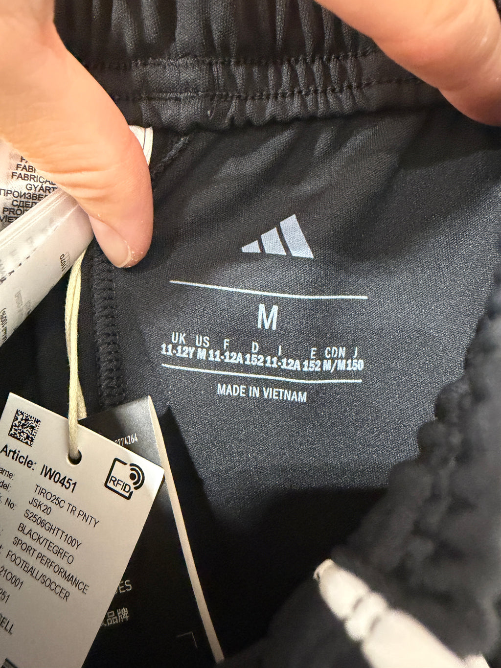 Adidas Tiro 25 Track Pants. Mens Size Medium