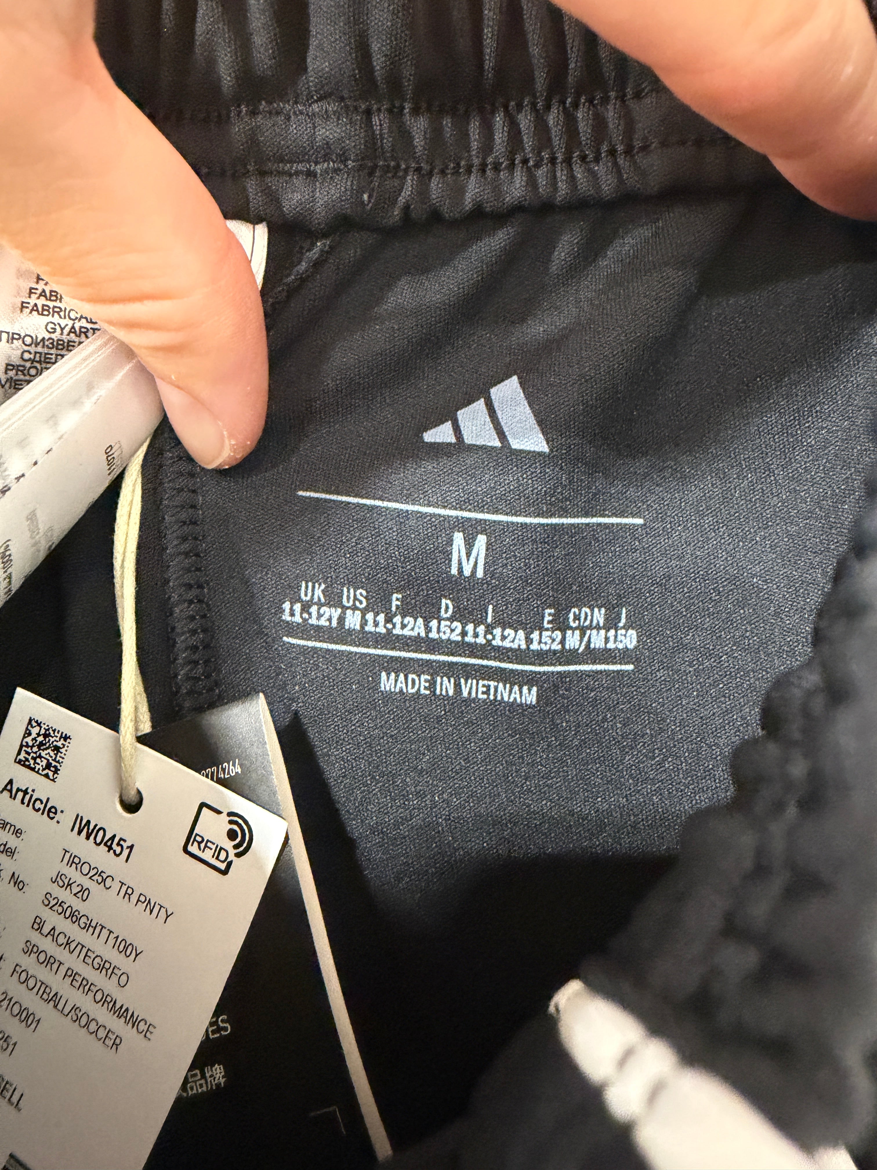 Adidas Tiro 25 Track Pants. Mens Size Medium