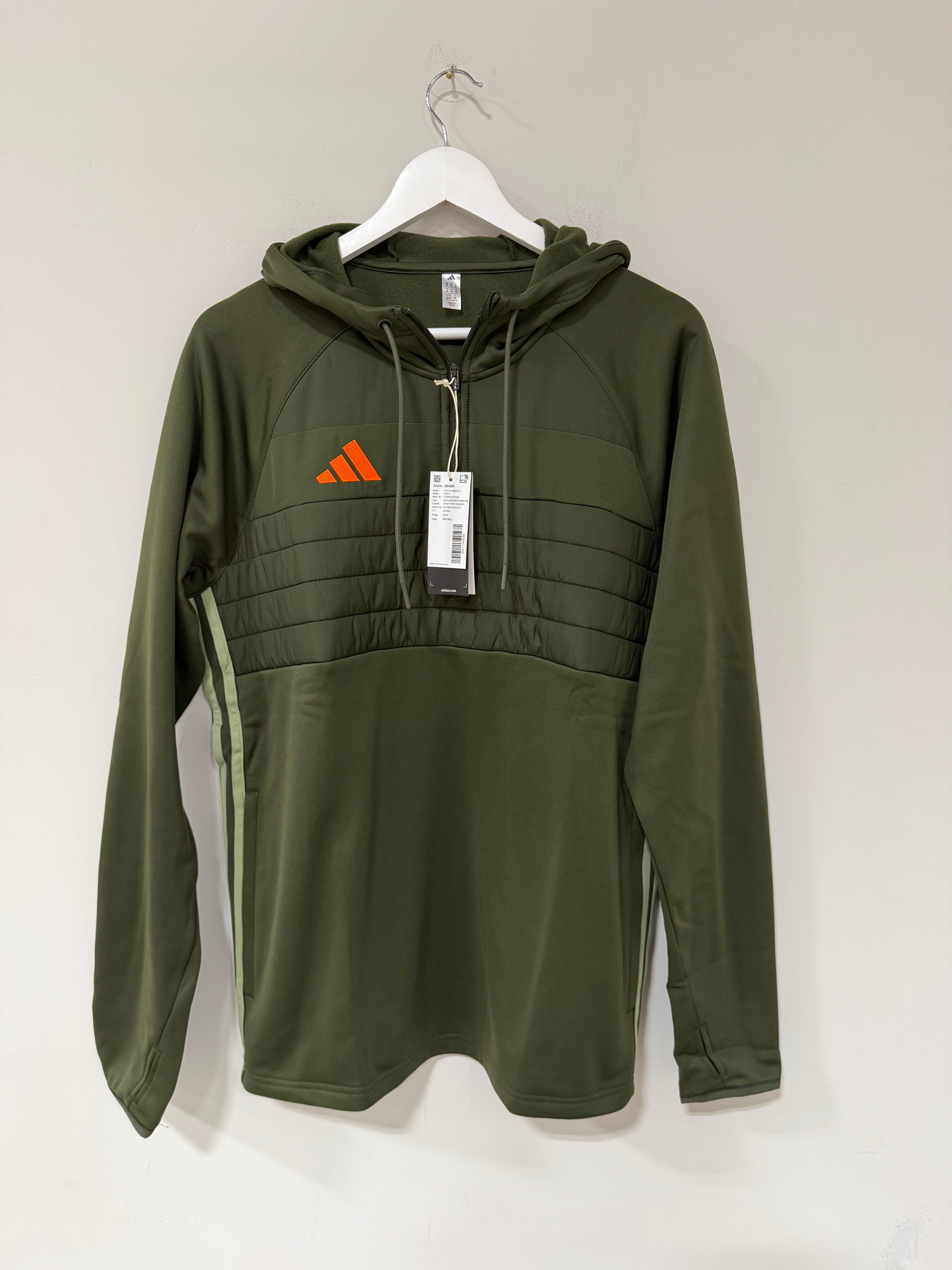 adidas Tiro 25 Essentials Winterized Hoodie Mens Size Medium