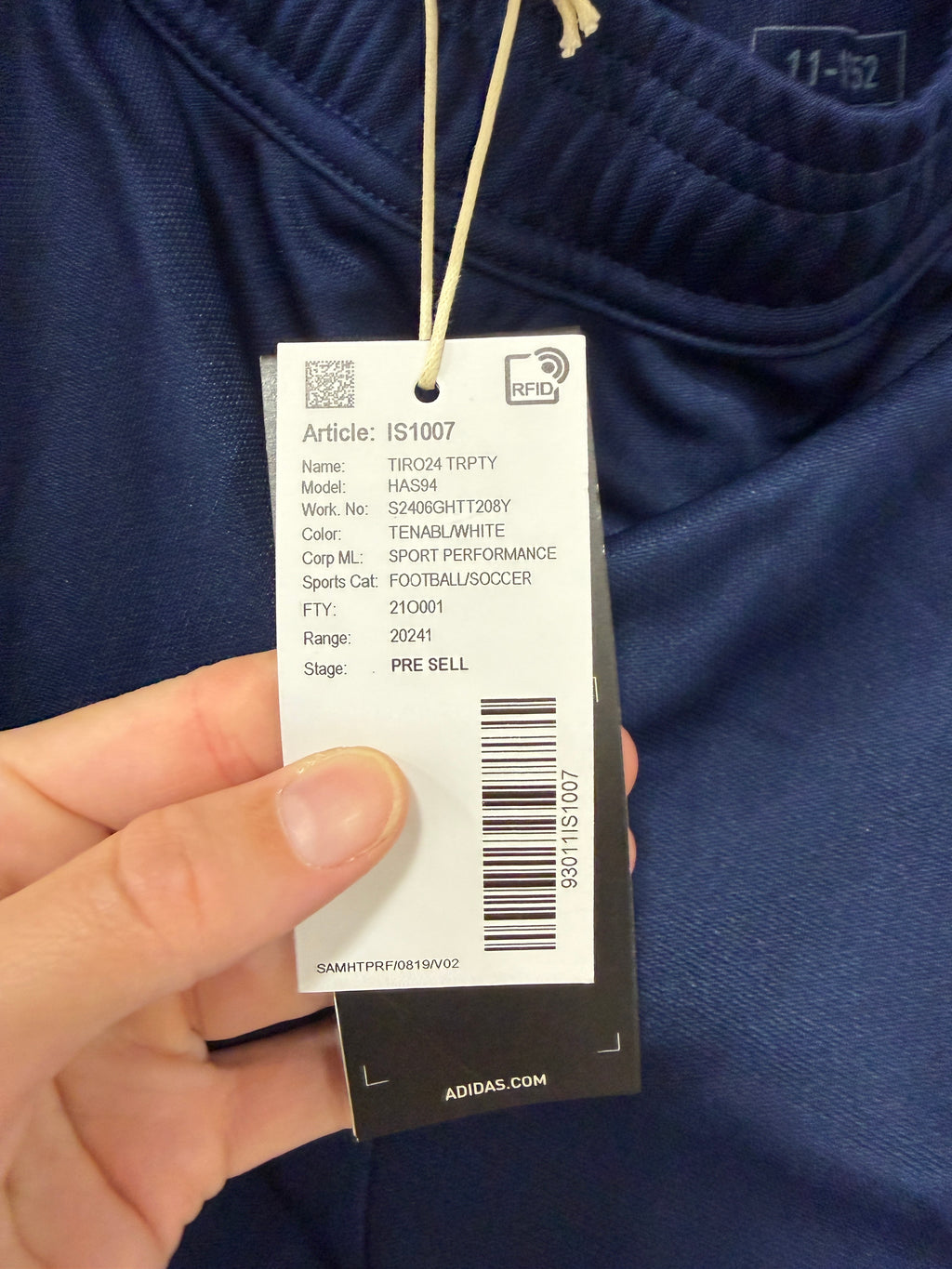 Adidas Tiro 24 Training Pant Youth