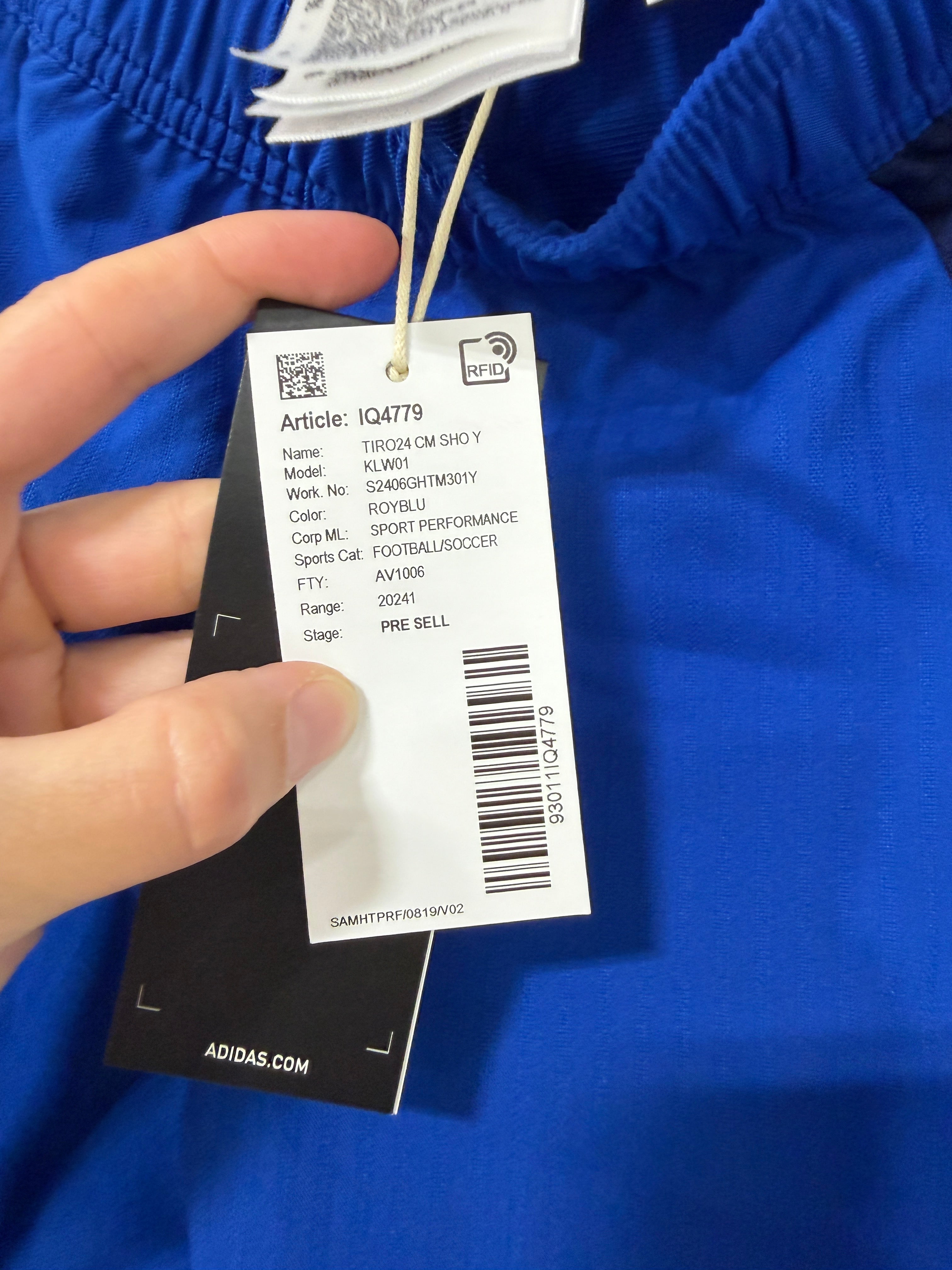 Adidas Tiro 24 Club Match Short Youth Royal Blue/Black
