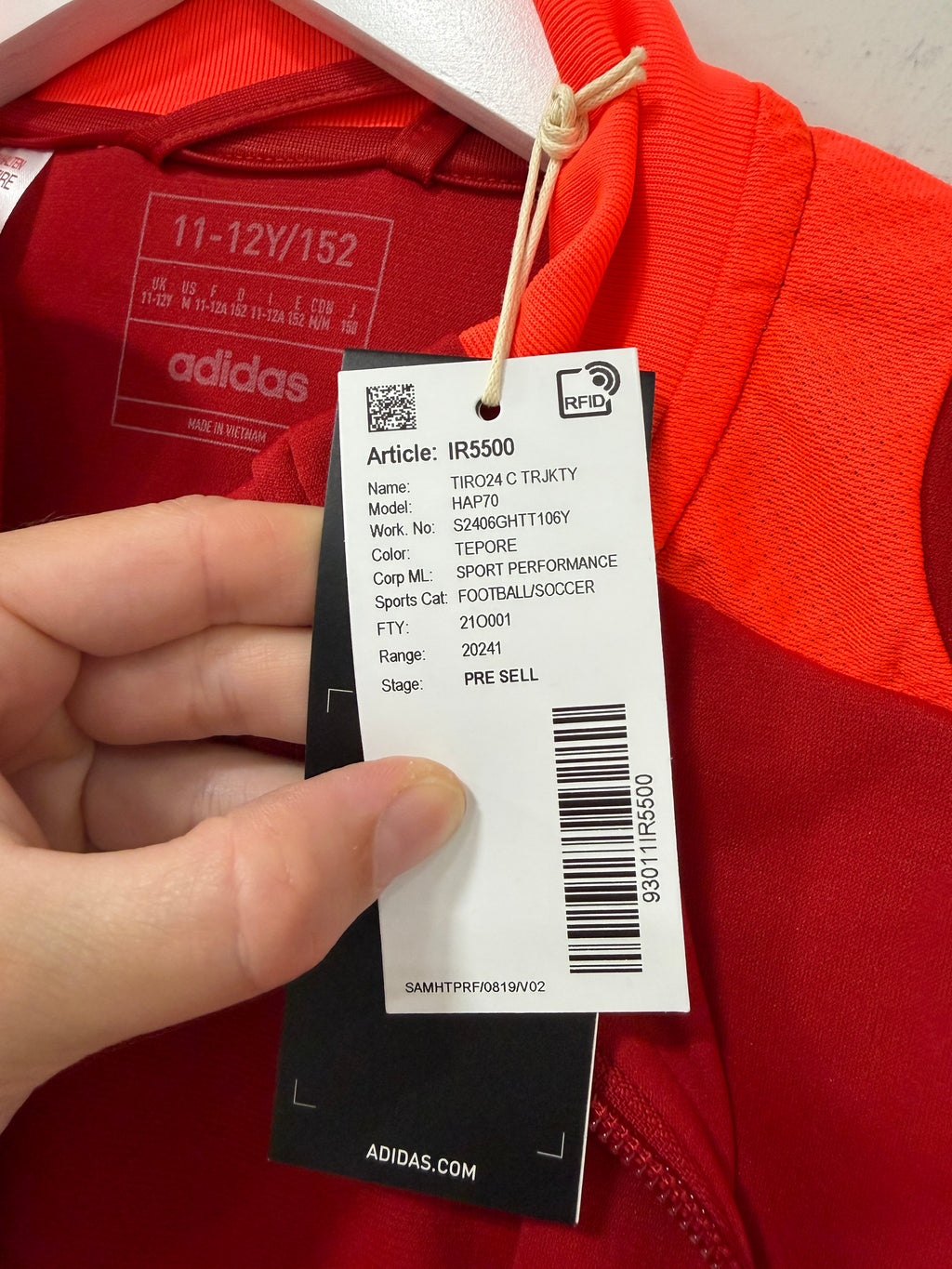 Adidas Tiro 24 Competition Training Jacket Youth