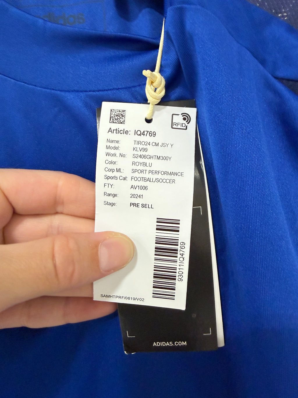 adidas Youth Tiro 24 Competition Match Jersey
