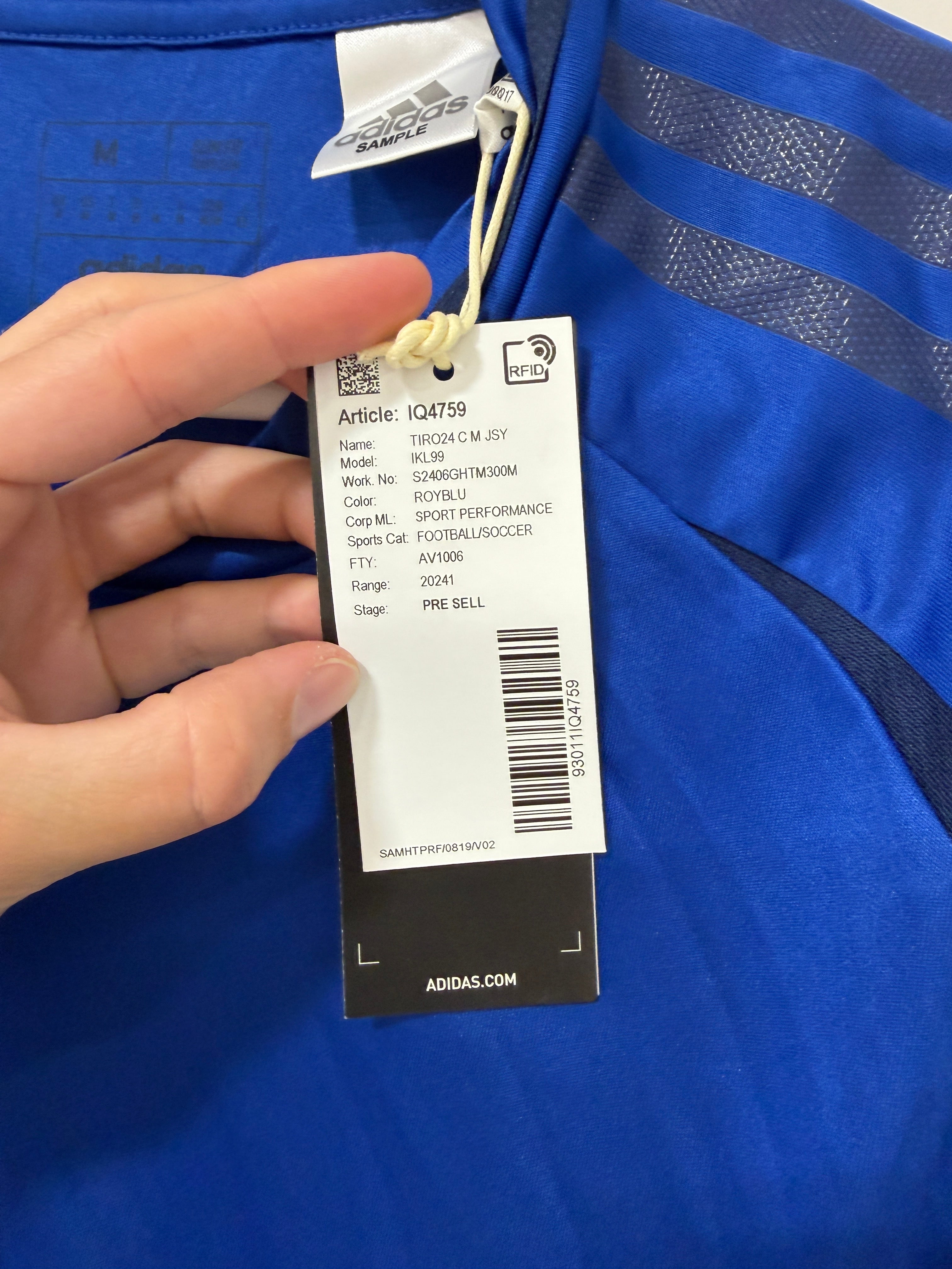 Adidas Tiro 24 Club Match Jersey Royal Blue