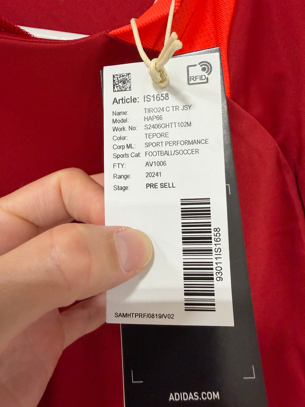Adidas Tiro 24 Competition Training Jersey Mens