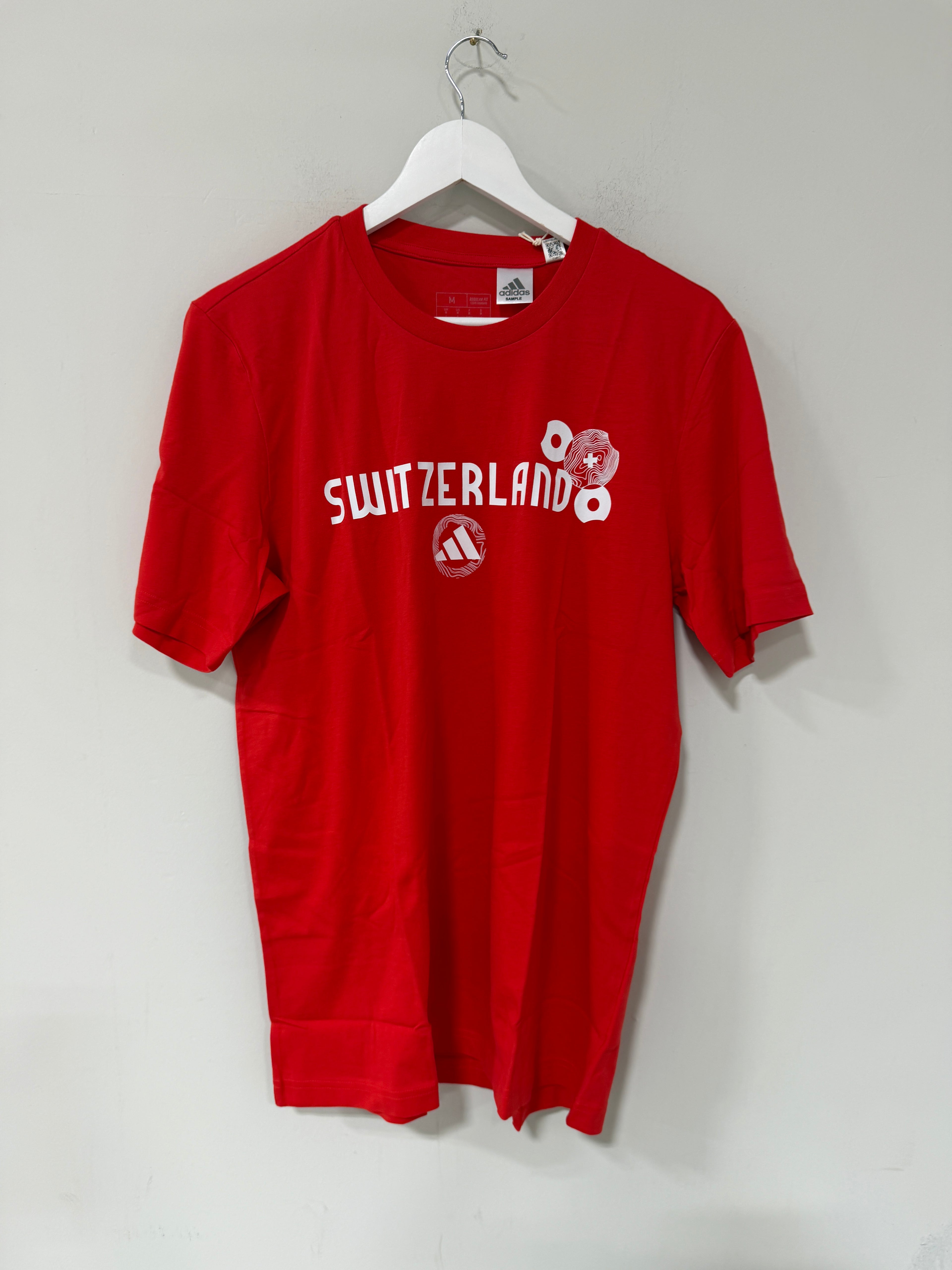 Adidas Switzerland Tee Mens Sample Sz Medium