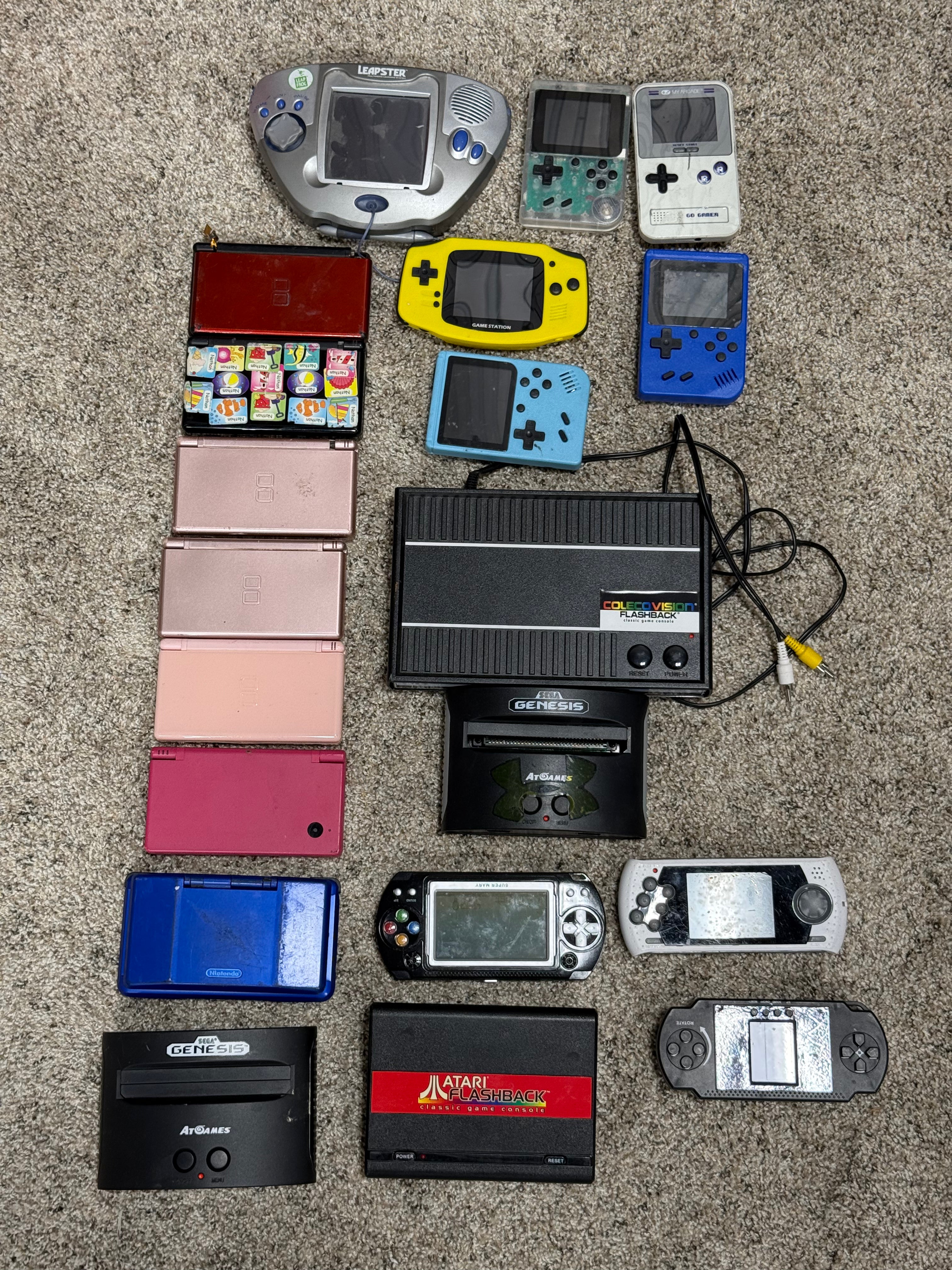 Broken Handheld Console Bundle Untested